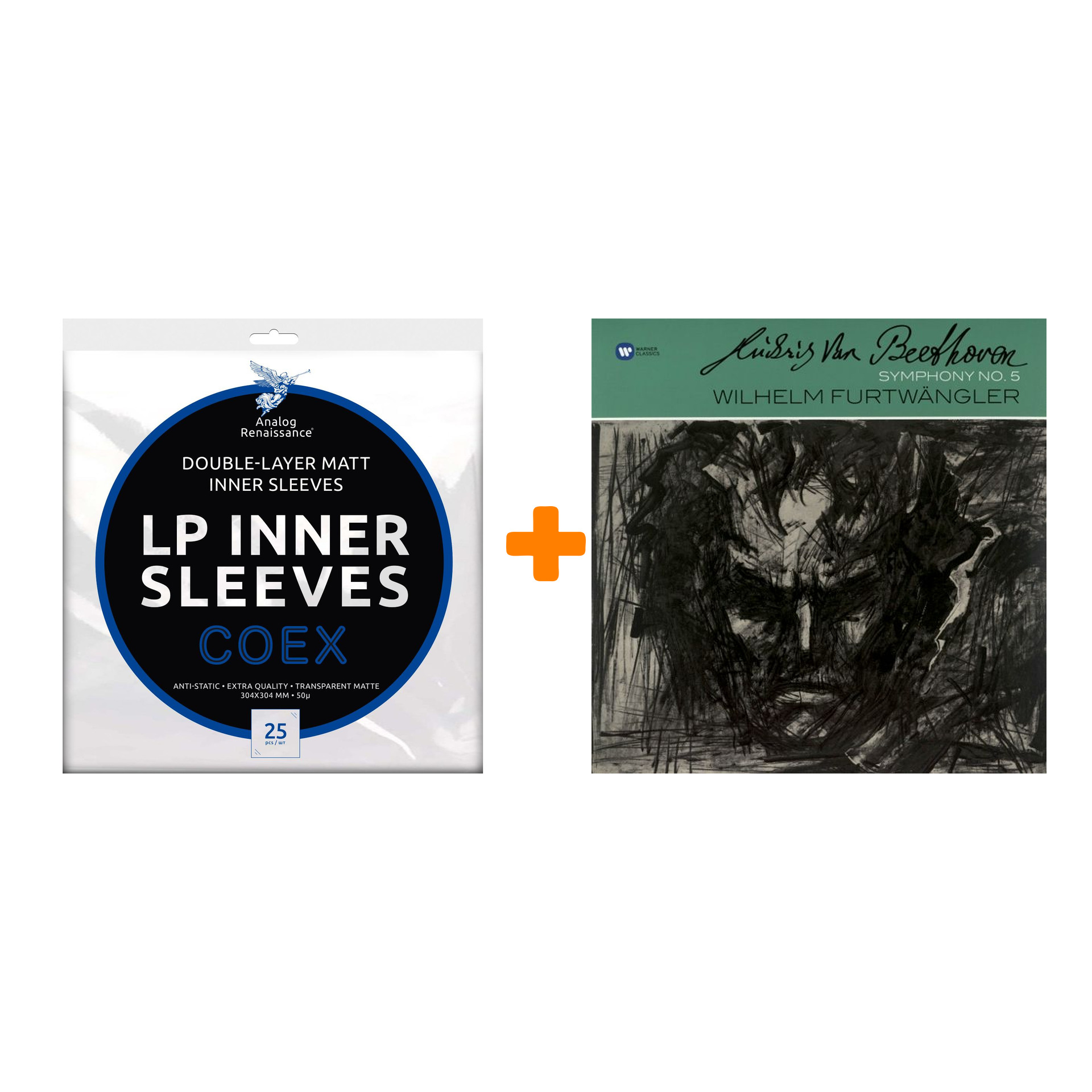 FURTWANGLER WILHELM & WIENER PHILHARMONIKER Ludwig Van Beethoven Symphony No. 5 LP + Конверты внутренние COEX для грампластинок 12" 25шт Набор
FURTWANGLER WILHELM & WIENER PHILHARMONIKER Ludwig Van Beethoven Symphony No. 5 LP + Конверты внутренние COEX для грампластинок 12" 25шт Набор