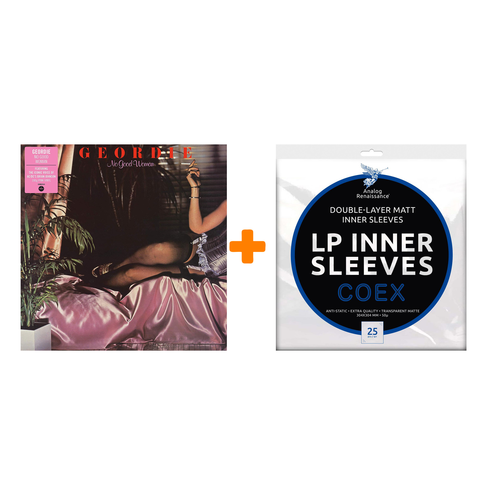 GEORDIE No Good Woman Pink Vinyl LP + Конверты внутренние COEX для грампластинок 12" 25шт Набор
GEORDIE No Good Woman Pink Vinyl LP + Конверты внутренние COEX для грампластинок 12" 25шт Набор