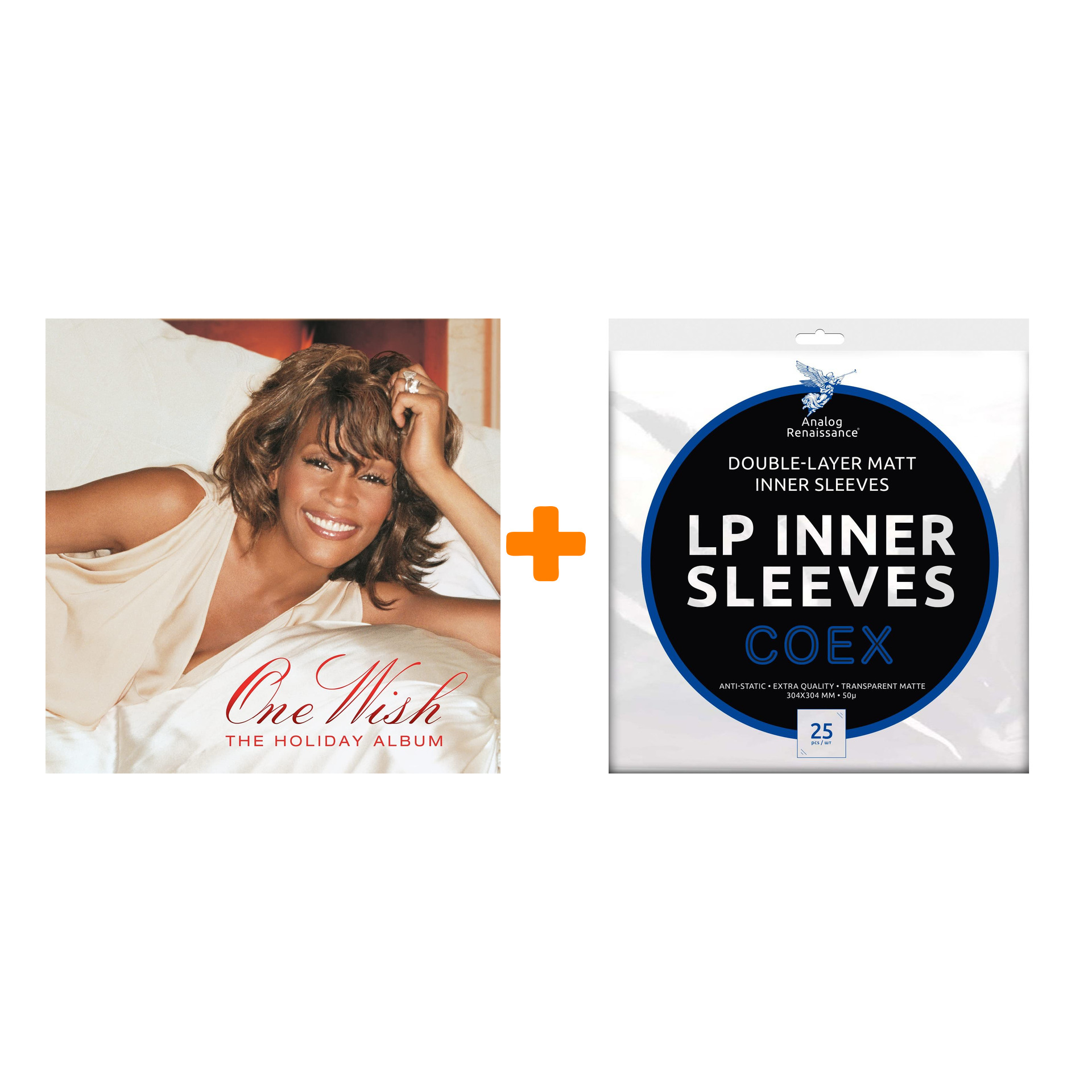 HOUSTON WHITNEY One Wish The Holiday Album LP + Конверты внутренние COEX для грампластинок 12" 25шт Набор
HOUSTON WHITNEY One Wish The Holiday Album LP + Конверты внутренние COEX для грампластинок 12" 25шт Набор