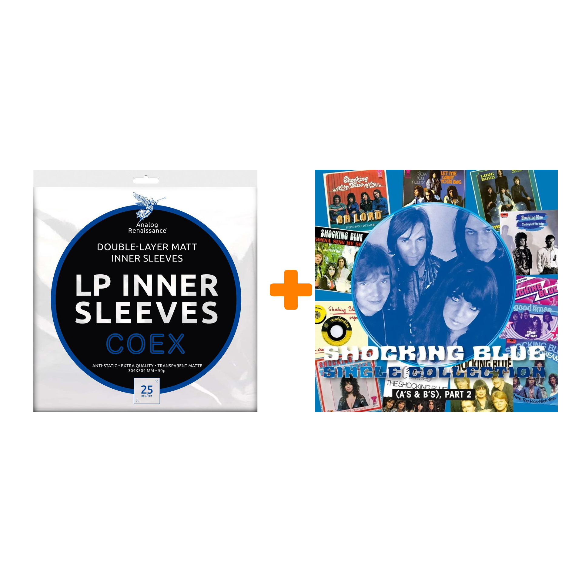 SHOCKING BLUE Single Collection Part 2 LP + Конверты внутренние COEX для грампластинок 12" 25шт Набор 
SHOCKING BLUE Single Collection Part 2 LP + Конверты внутренние COEX для грампластинок 12" 25шт Набор