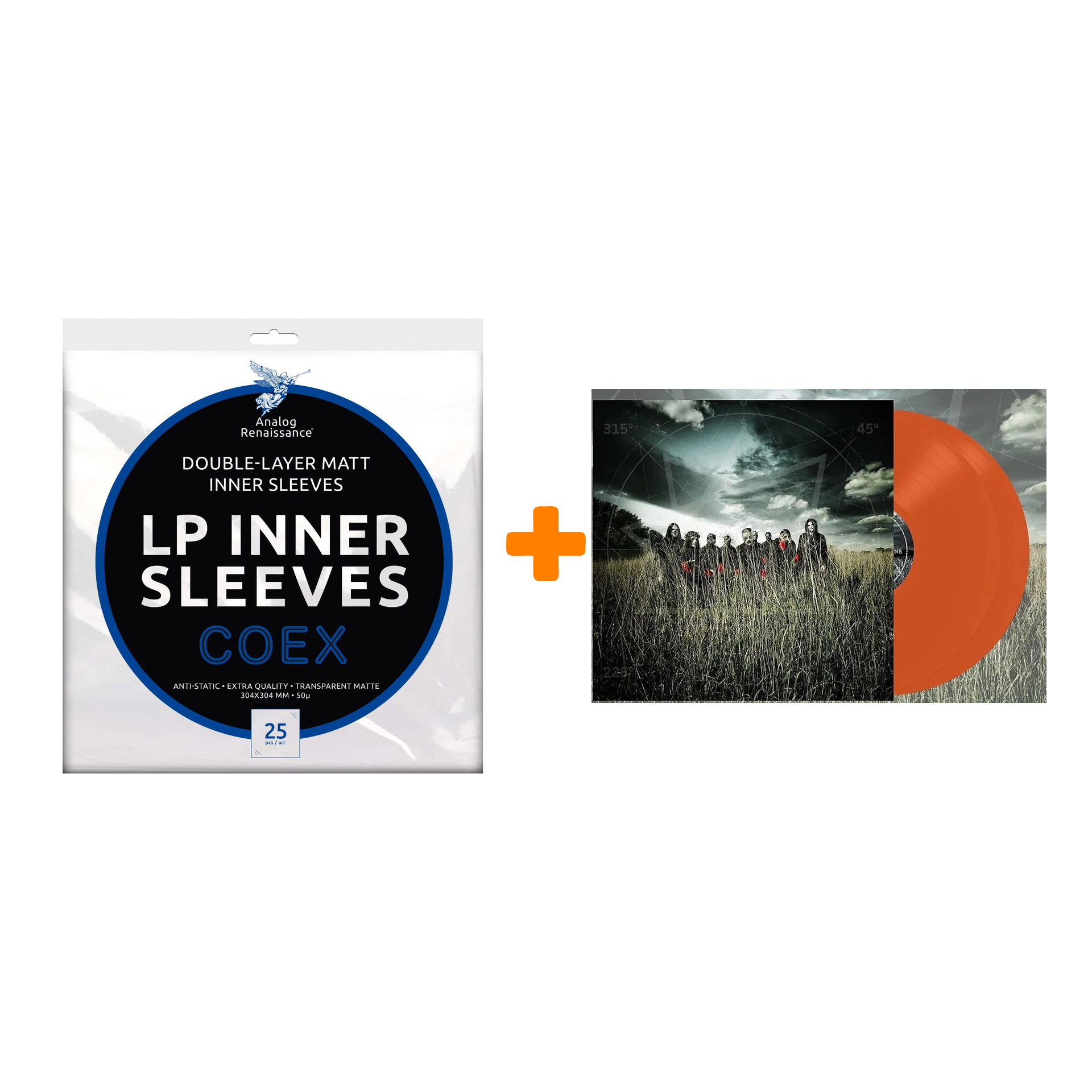 SLIPKNOT All Hope Is Gone Coloured Orange Vinyl 2LP + Конверты внутренние COEX для грампластинок 12" 25шт Набор
SLIPKNOT All Hope Is Gone Coloured Orange Vinyl 2LP + Конверты внутренние COEX для грампластинок 12" 25шт Набор