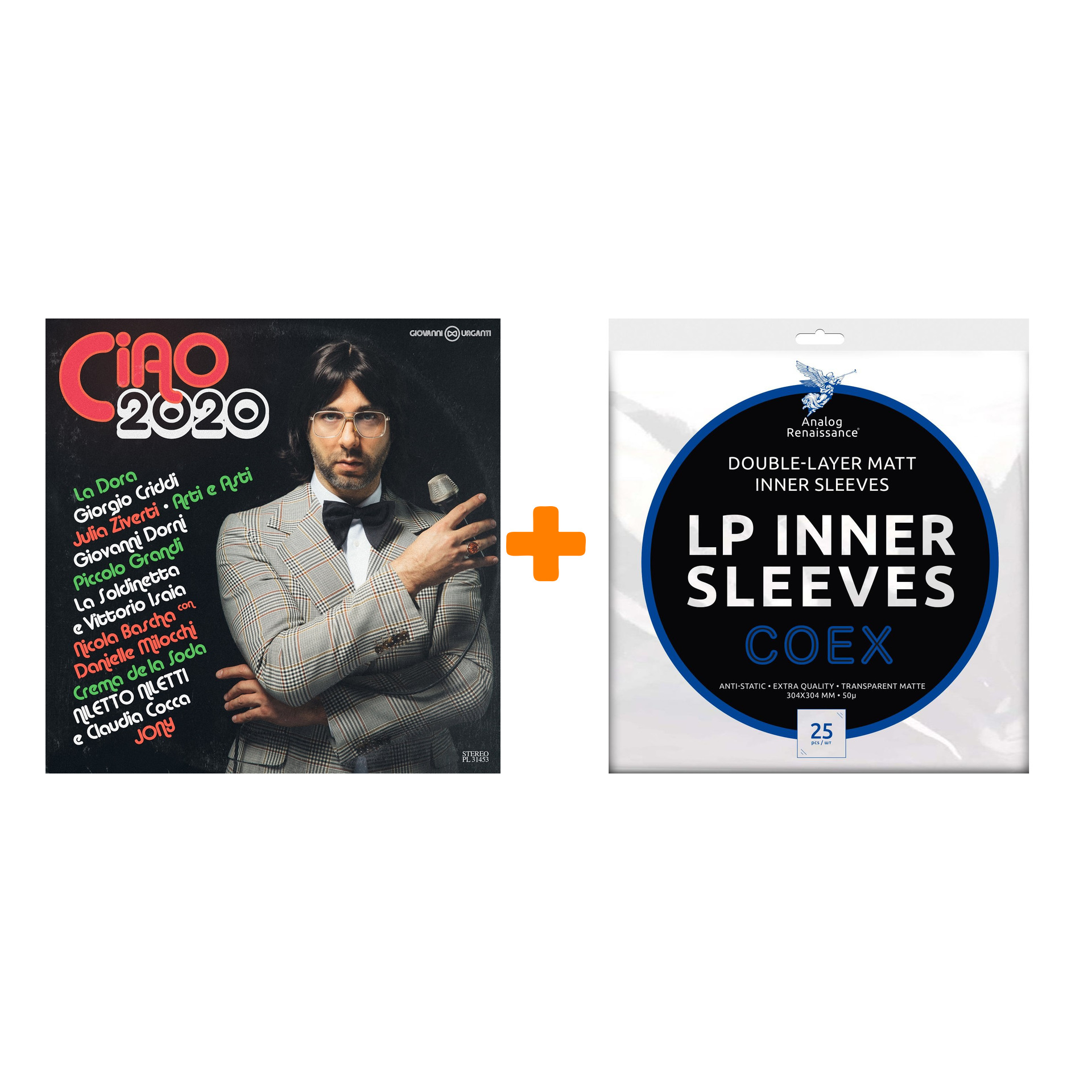 V/A Ciao 2020 Coloured Vinyl LP + Конверты внутренние COEX для грампластинок 12" 25шт Набор
V/A Ciao 2020 Coloured Vinyl LP + Конверты внутренние COEX для грампластинок 12" 25шт Набор