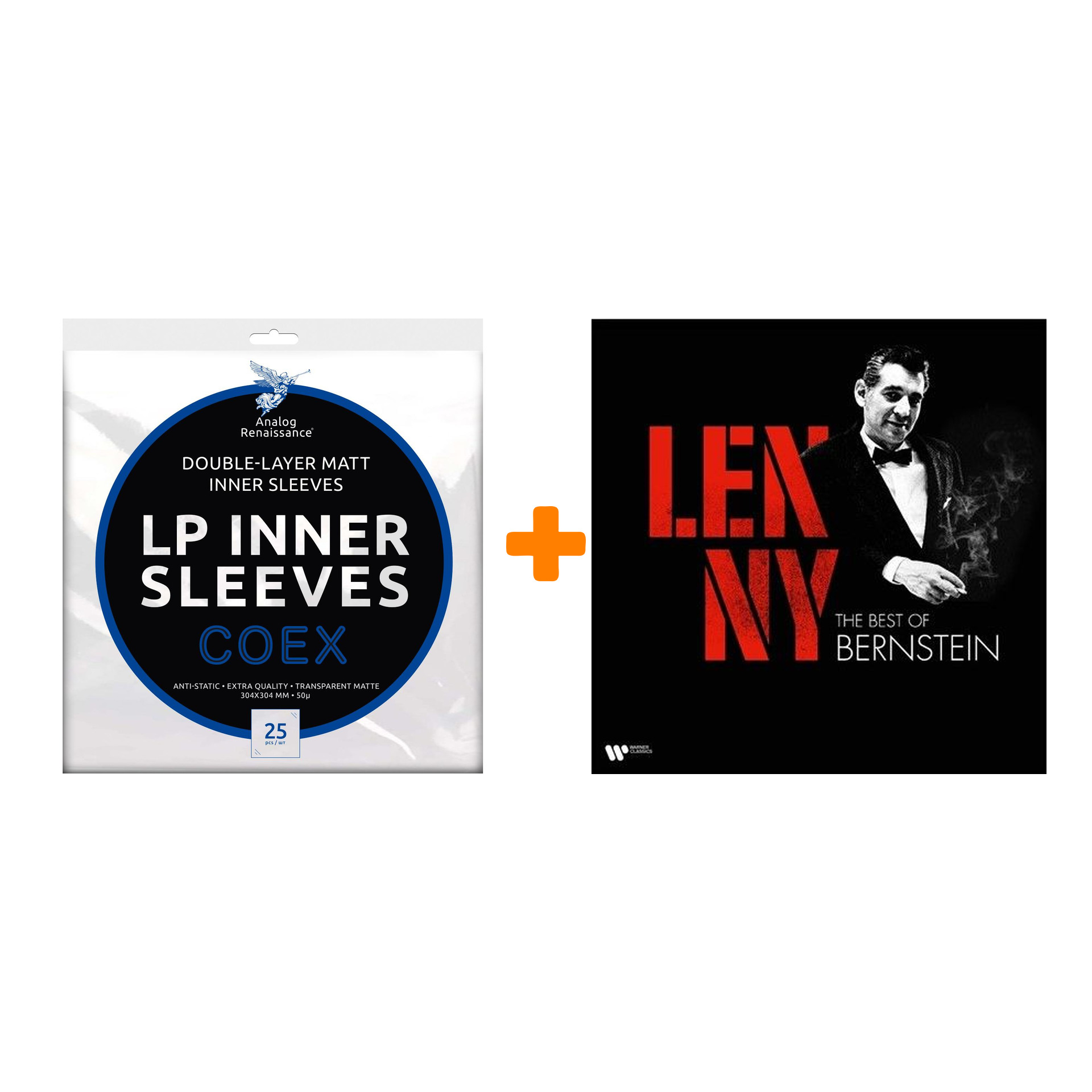 V/A Lenny The Best Of Bernstein LP + Конверты внутренние COEX для грампластинок 12" 25шт Набор
V/A Lenny The Best Of Bernstein LP + Конверты внутренние COEX для грампластинок 12" 25шт Набор