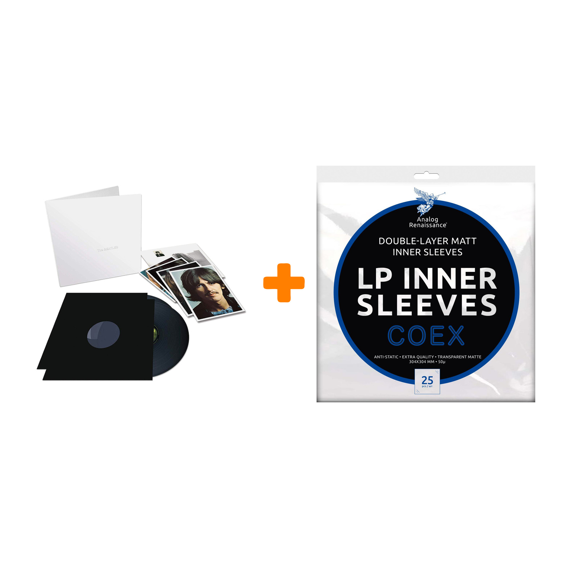 THE BEATLES The White Album 50th Anniversary Edition 2LP + Конверты внутренние COEX для грампластинок 12" 25шт Набор
THE BEATLES The White Album 50th Anniversary Edition 2LP + Конверты внутренние COEX для грампластинок 12" 25шт Набор