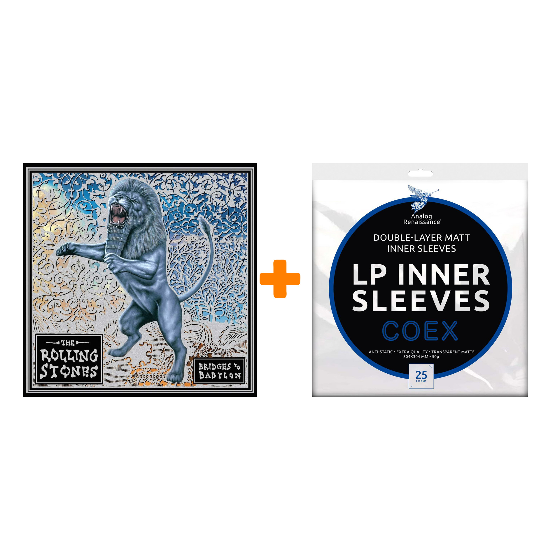 THE ROLLING STONES Bridges To Babylon 2LP + Конверты внутренние COEX для грампластинок 12" 25шт Набор
THE ROLLING STONES Bridges To Babylon 2LP + Конверты внутренние COEX для грампластинок 12" 25шт Набор