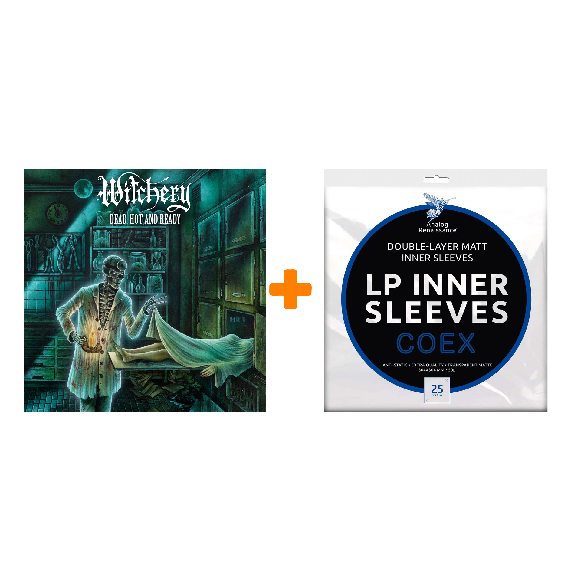 WITCHERY Dead, Hot And Ready LP + Конверты внутренние COEX для грампластинок 12" 25шт Набор
WITCHERY Dead, Hot And Ready LP + Конверты внутренние COEX для грампластинок 12" 25шт Набор