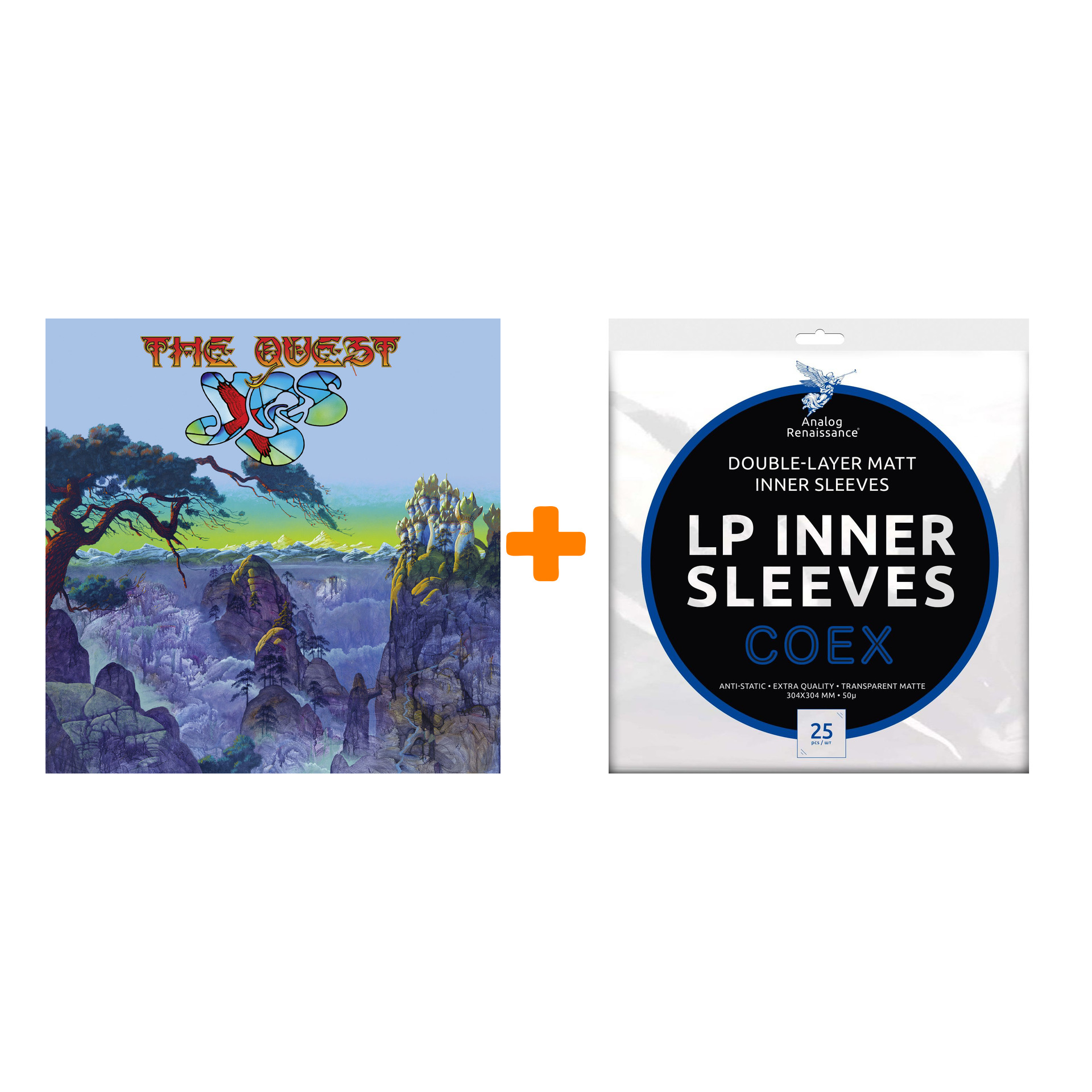 YES The Quest 2LP+2CD + Конверты внутренние COEX для грампластинок 12" 25шт Набор
YES The Quest 2LP+2CD + Конверты внутренние COEX для грампластинок 12" 25шт Набор