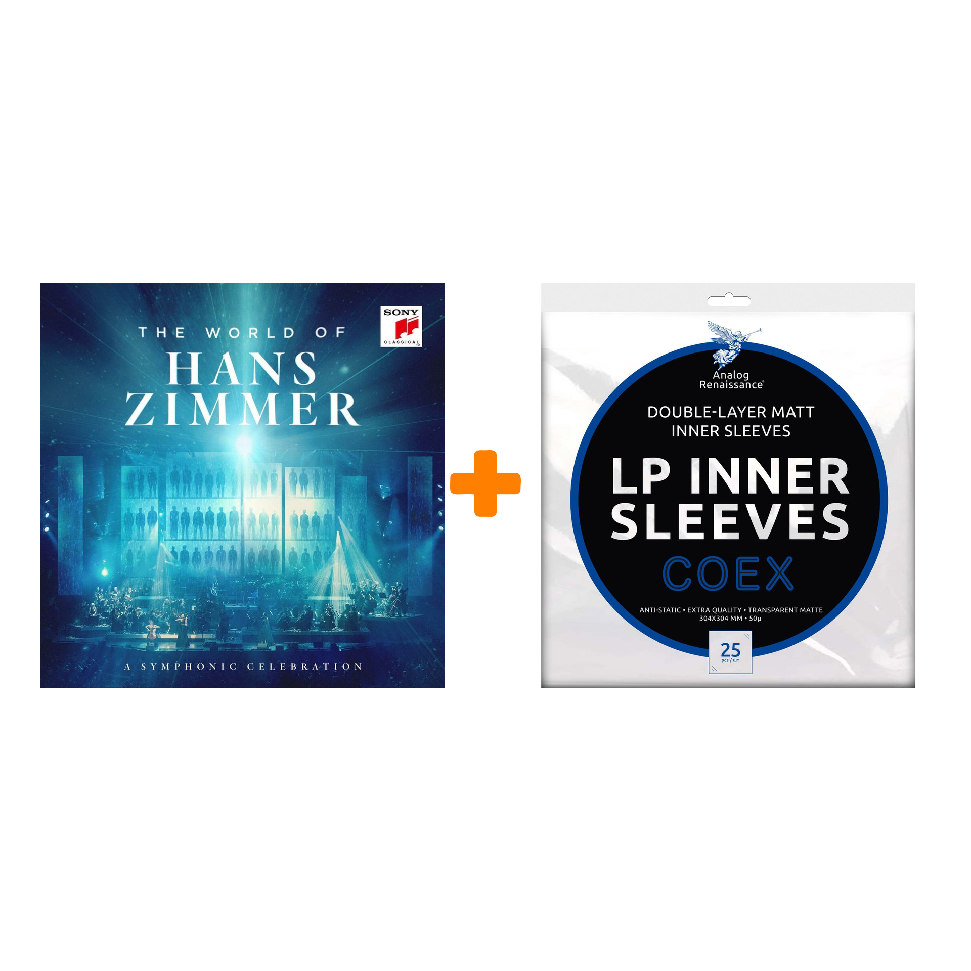 ZIMMER HANS The World Of Hans Zimmer A Symphonic Celebration 3LP + Конверты внутренние COEX для грампластинок 12" 25шт Набор
ZIMMER HANS The World Of Hans Zimmer A Symphonic Celebration 3LP + Конверты внутренние COEX для грампластинок 12" 25шт Набор
