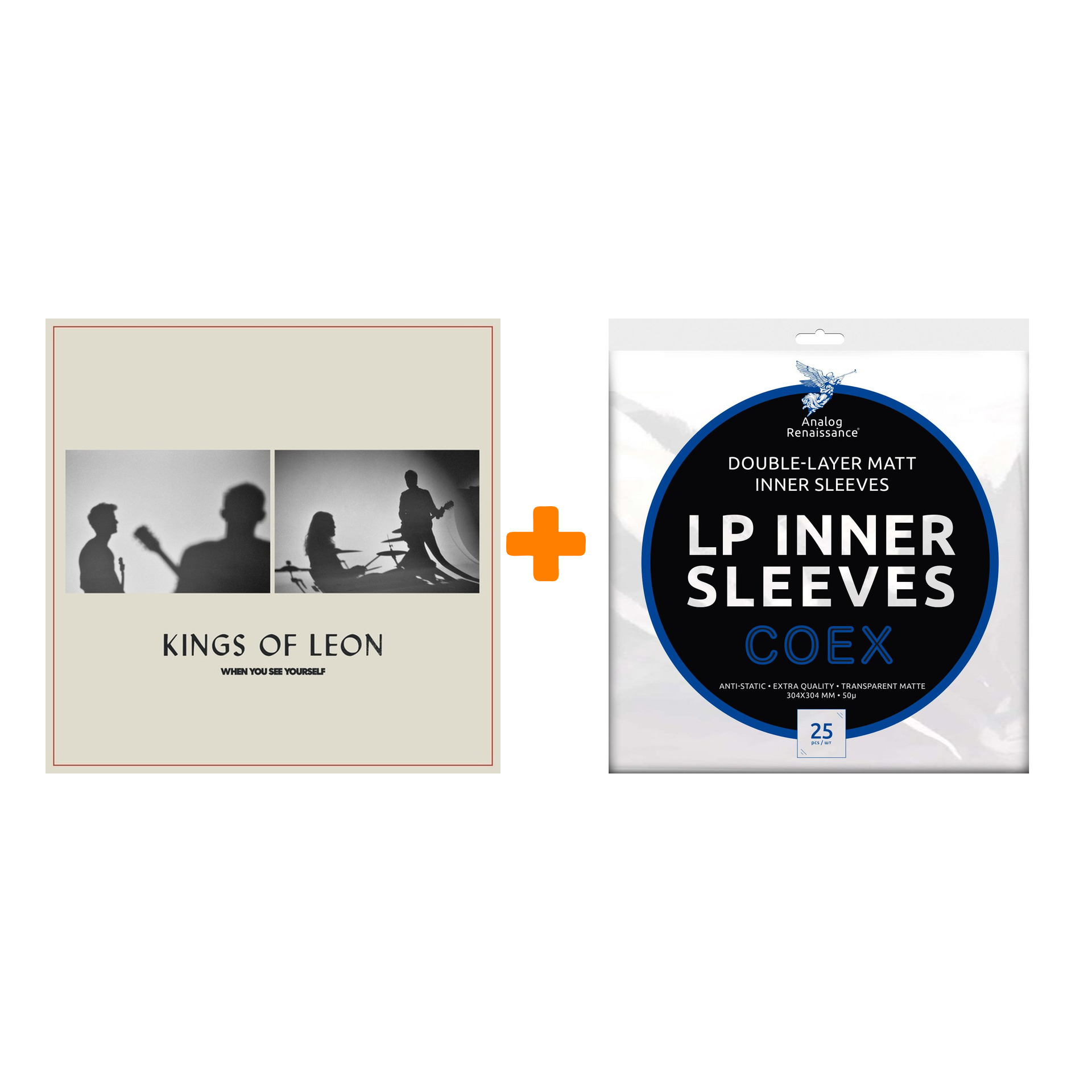 KINGS OF LEON When You See Yourself 2LP + Конверты внутренние COEX для грампластинок 12" 25шт Набор
KINGS OF LEON When You See Yourself 2LP + Конверты внутренние COEX для грампластинок 12" 25шт Набор
