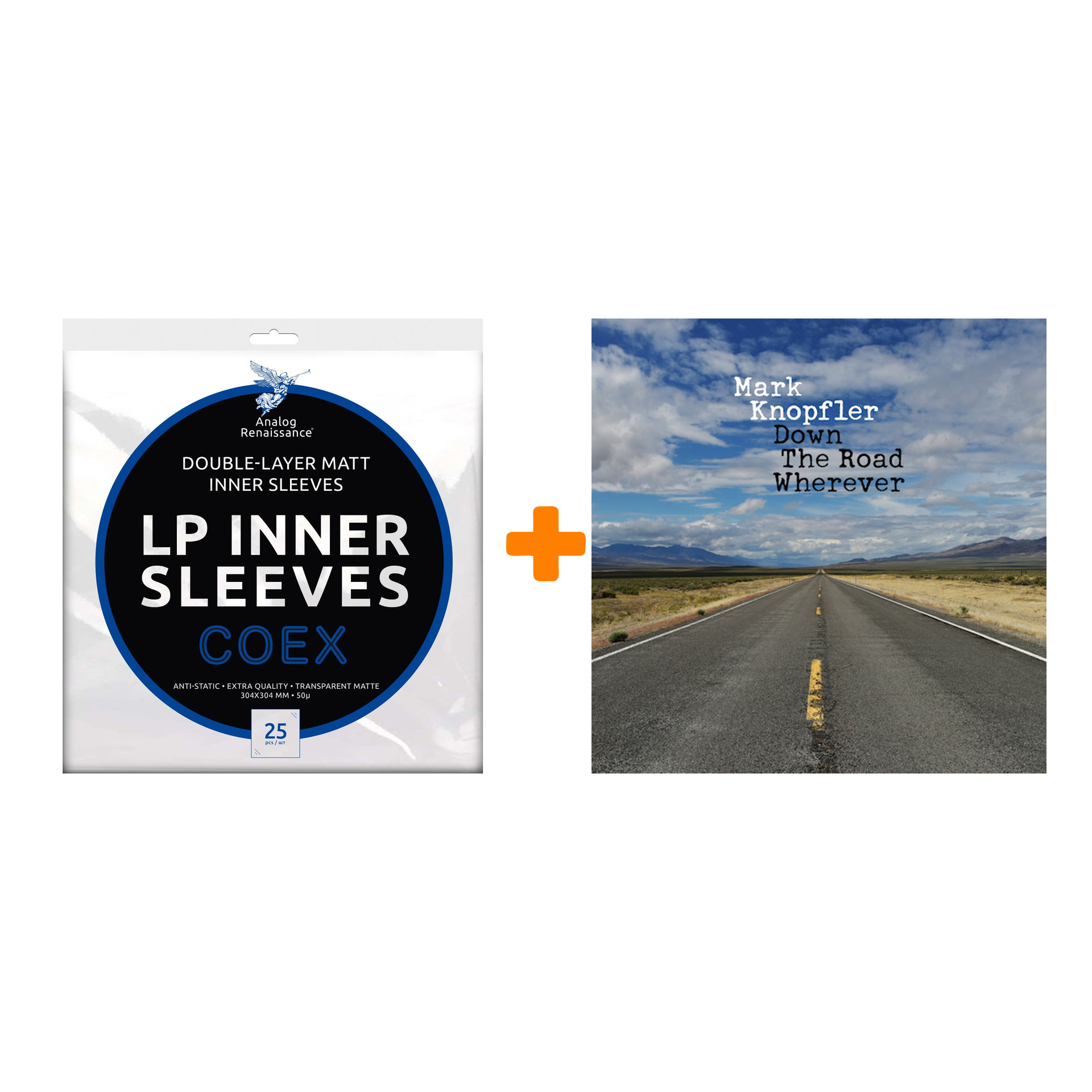 KNOPFLER MARK Down The Road Wherever 2LP + Конверты внутренние COEX для грампластинок 12" 25шт Набор
KNOPFLER MARK Down The Road Wherever 2LP + Конверты внутренние COEX для грампластинок 12" 25шт Набор