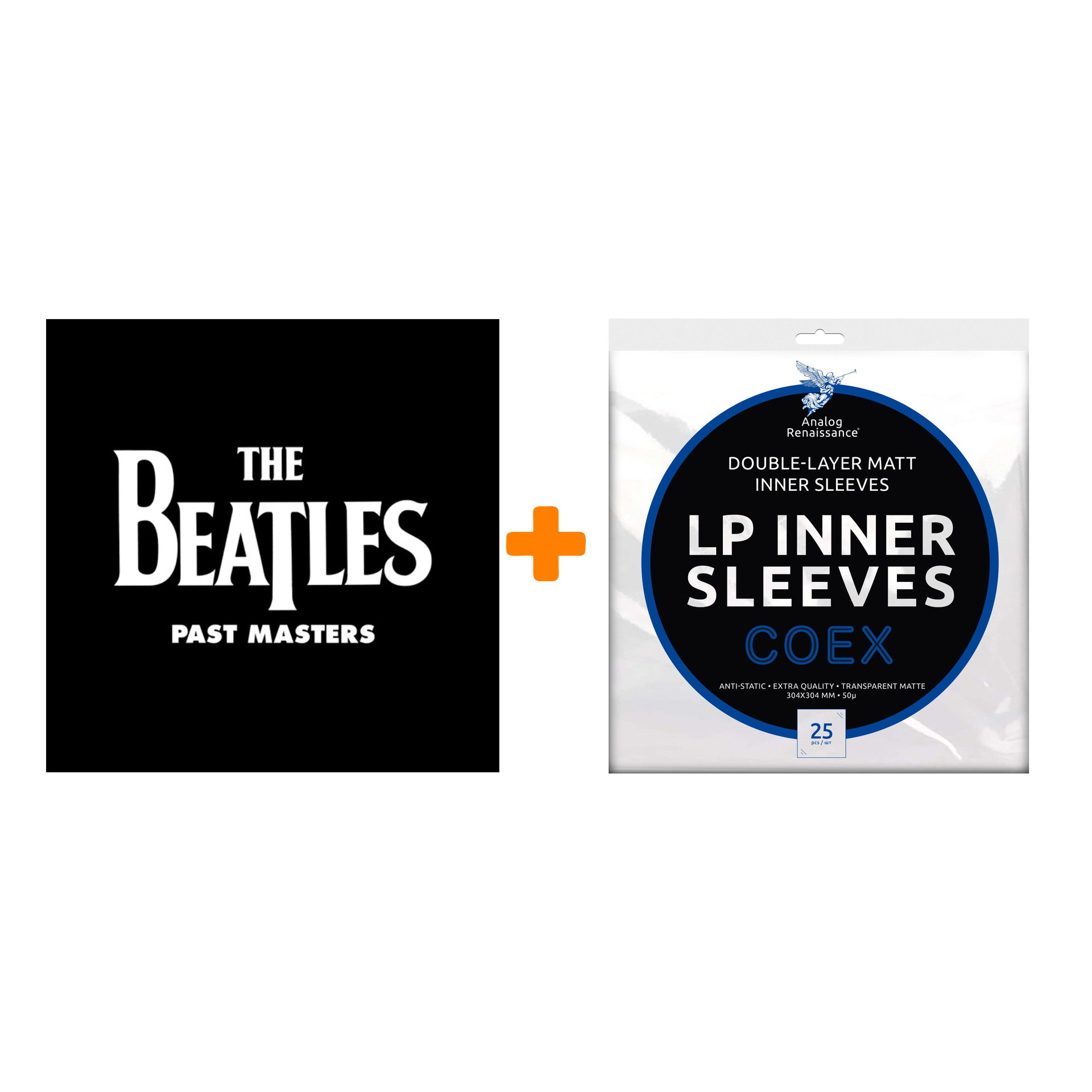 THE BEATLES Past Masters 2LP + Конверты внутренние COEX для грампластинок 12" 25шт Набор
THE BEATLES Past Masters 2LP + Конверты внутренние COEX для грампластинок 12" 25шт Набор