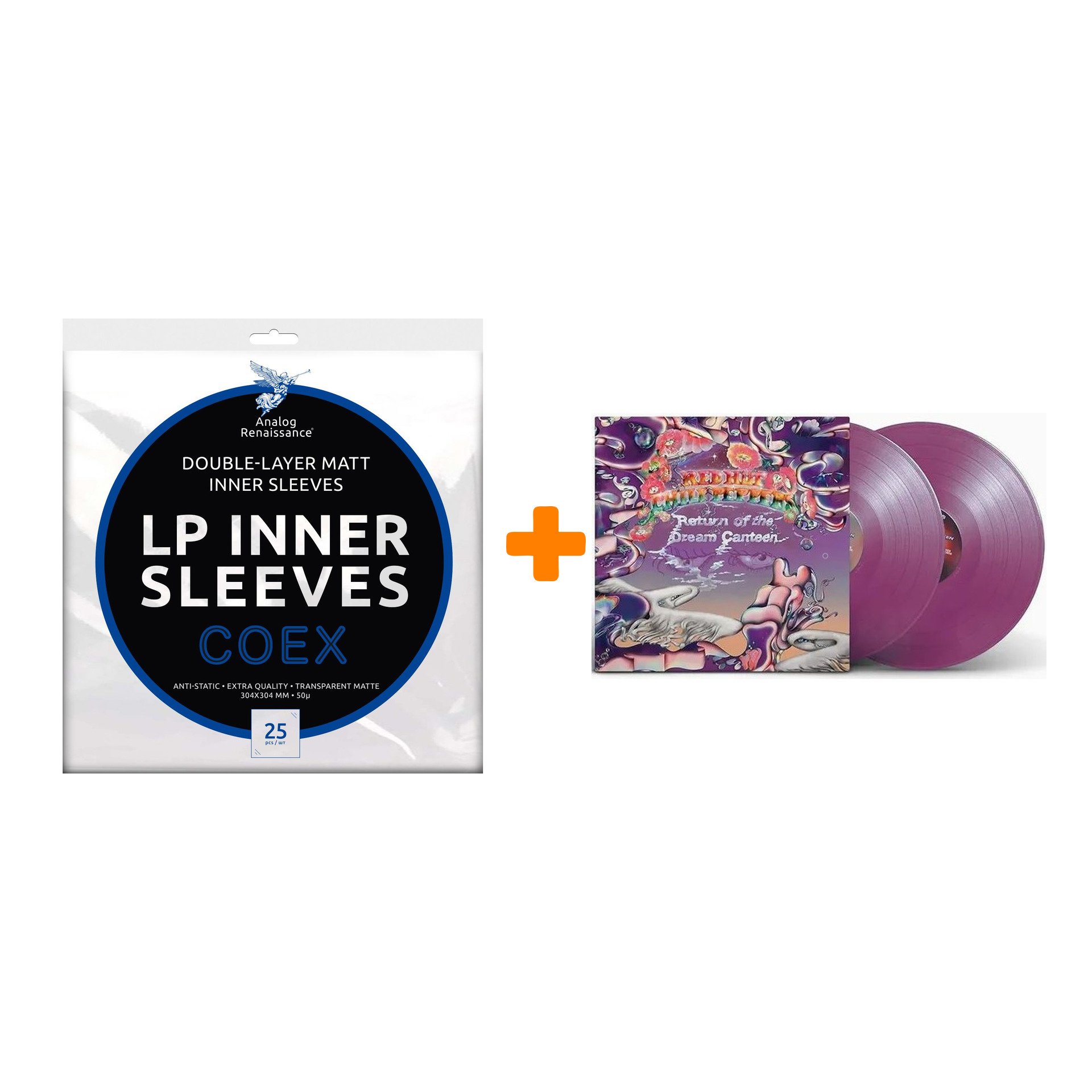 RED HOT CHILI PEPPERS Return Of The Dream Canteen Coloured Violet Vinyl 2LP + Конверты внутренние COEX для грампластинок 12" 25шт Набор
RED HOT CHILI PEPPERS Return Of The Dream Canteen Coloured Violet Vinyl 2LP + Конверты внутренние COEX для грампластинок 12" 25шт Набор