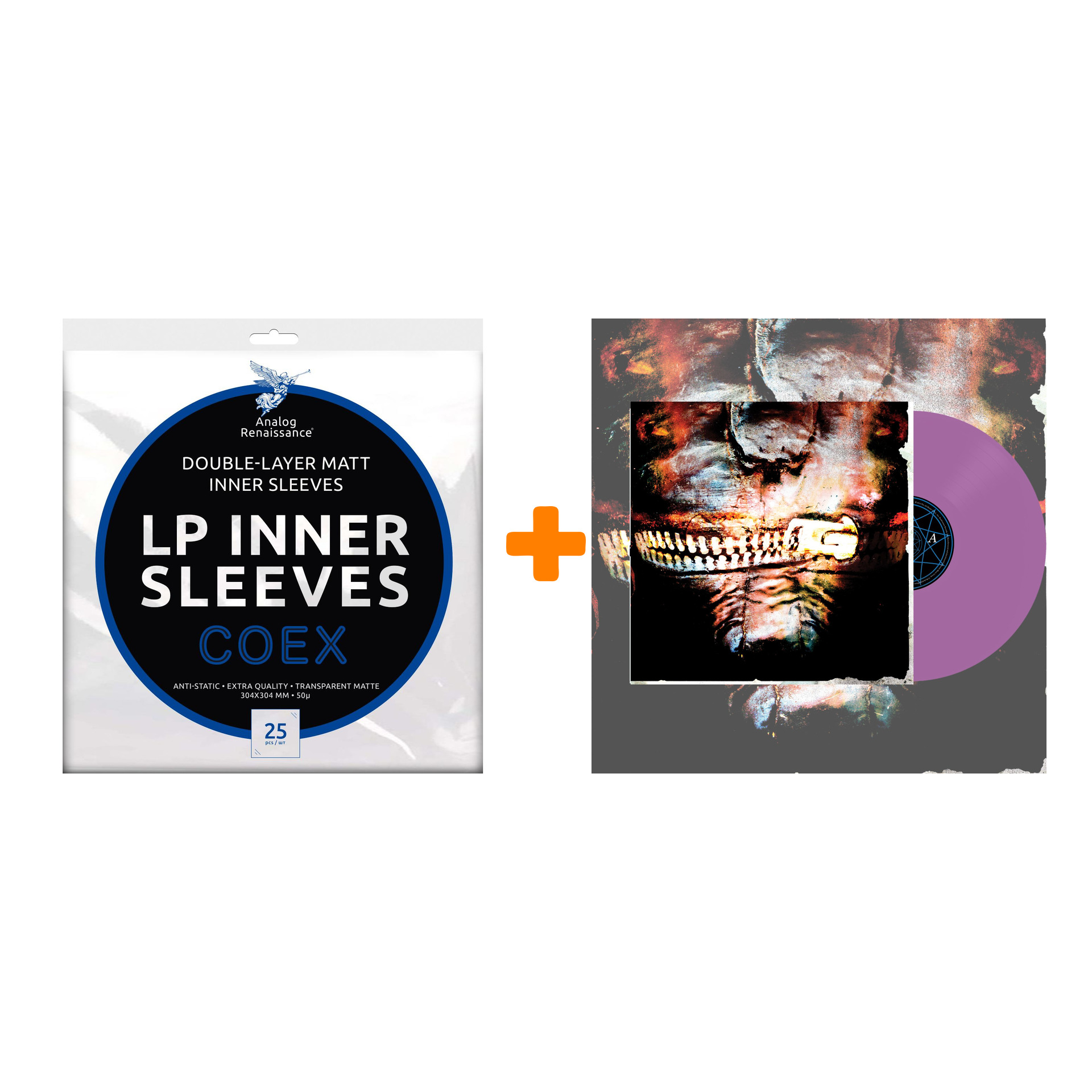 SLIPKNOT Vol.3 The Subliminal Verses Coloured Violet Vinyl 2LP + Конверты внутренние COEX для грампластинок 12" 25шт Набор
SLIPKNOT Vol.3 The Subliminal Verses Coloured Violet Vinyl 2LP + Конверты внутренние COEX для грампластинок 12" 25шт Набор