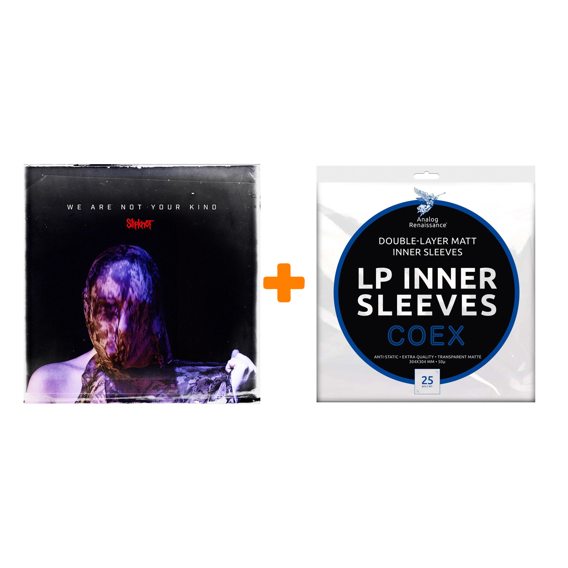 SLIPKNOT We Are Not Your Kind 2LP + Конверты внутренние COEX для грампластинок 12" 25шт Набор
SLIPKNOT We Are Not Your Kind 2LP + Конверты внутренние COEX для грампластинок 12" 25шт Набор