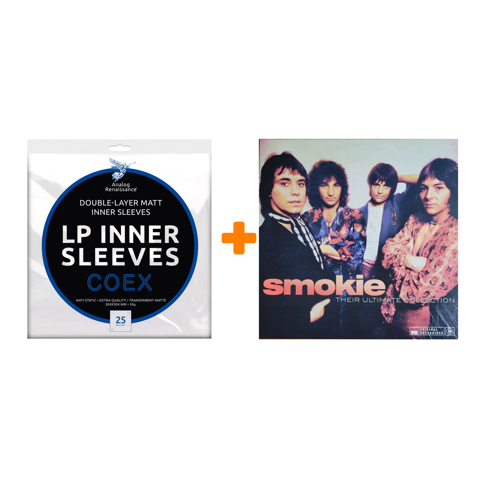 SMOKIE Their Ultimate Collection LP + Конверты внутренние COEX для грампластинок 12" 25шт Набор
SMOKIE Their Ultimate Collection LP + Конверты внутренние COEX для грампластинок 12" 25шт Набор