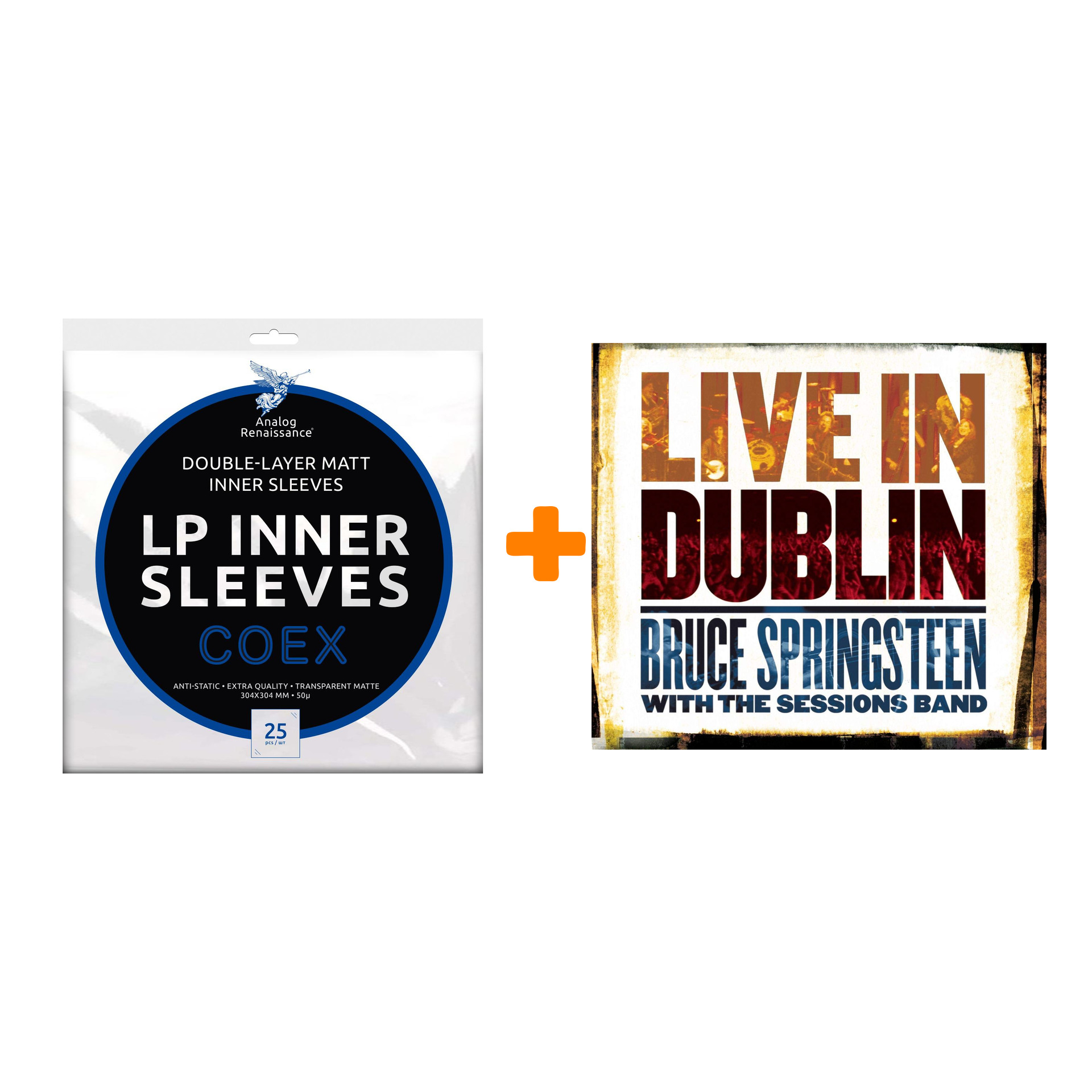 SPRINGSTEEN BRUCE Live In Dublin 3LP + Конверты внутренние COEX для грампластинок 12" 25шт Набор
SPRINGSTEEN BRUCE Live In Dublin 3LP + Конверты внутренние COEX для грампластинок 12" 25шт Набор