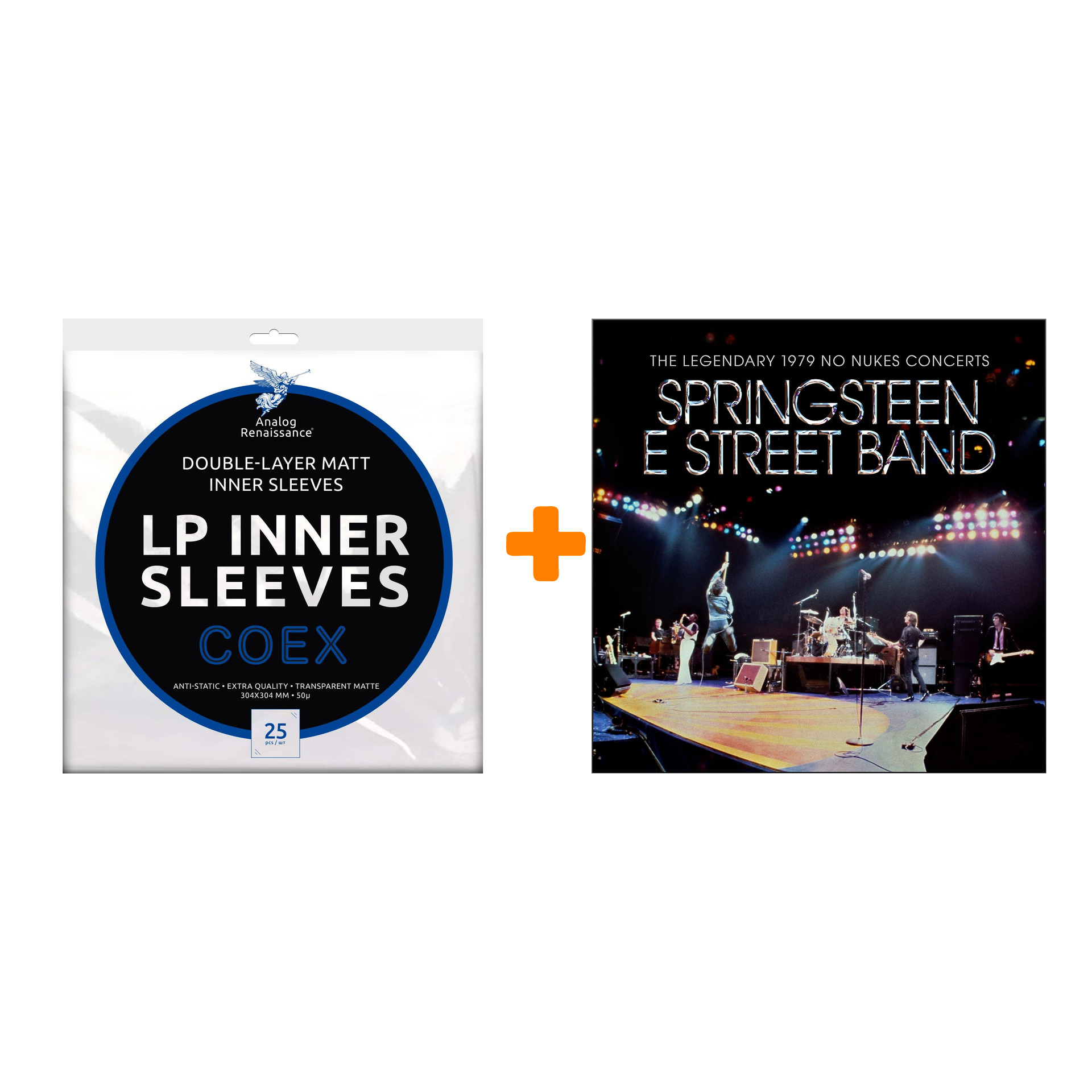 SPRINGSTEEN BRUCE & THE E STREET BAND The Legendary 1979 No Nukes Concerts 2LP + Конверты внутренние COEX для грампластинок 12" 25шт Набор
SPRINGSTEEN BRUCE & THE E STREET BAND The Legendary 1979 No Nukes Concerts 2LP + Конверты внутренние COEX для грампластинок 12" 25шт Набор