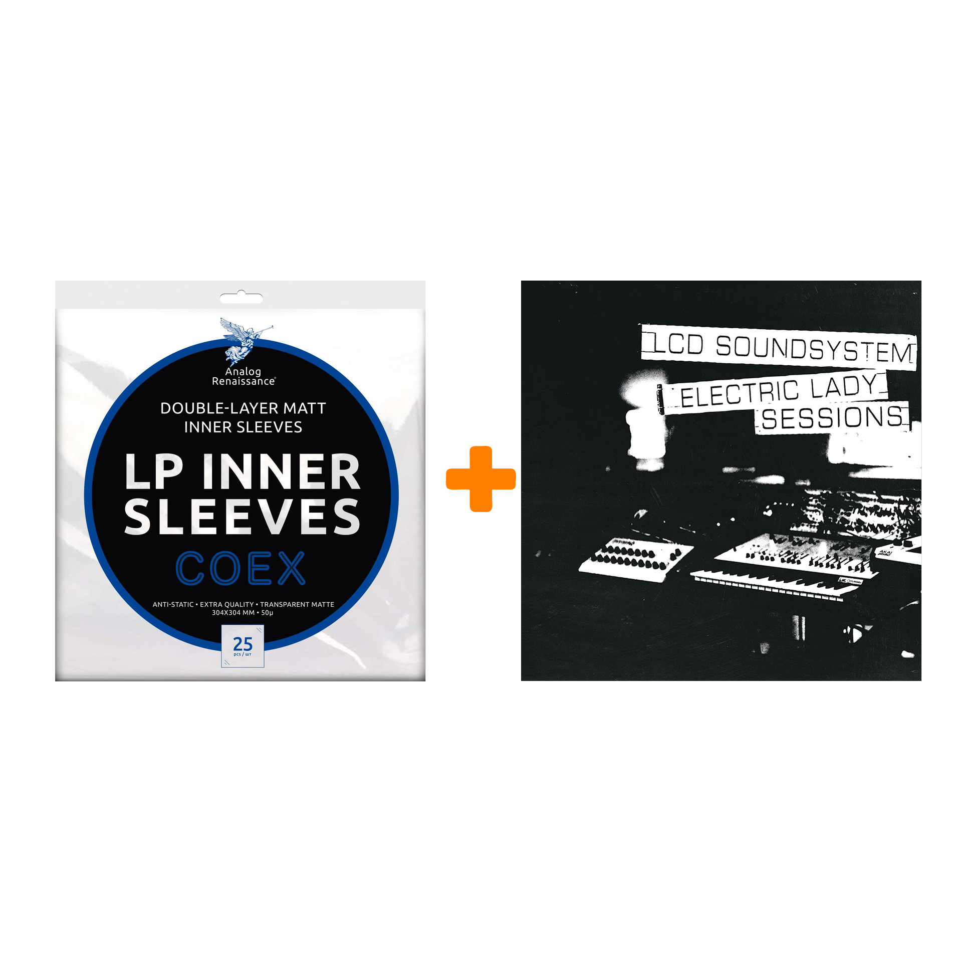 LCD SOUNDSYSTEM Electric Lady Sessions 2LP + Конверты внутренние COEX для грампластинок 12" 25шт Набор
LCD SOUNDSYSTEM Electric Lady Sessions 2LP + Конверты внутренние COEX для грампластинок 12" 25шт Набор
