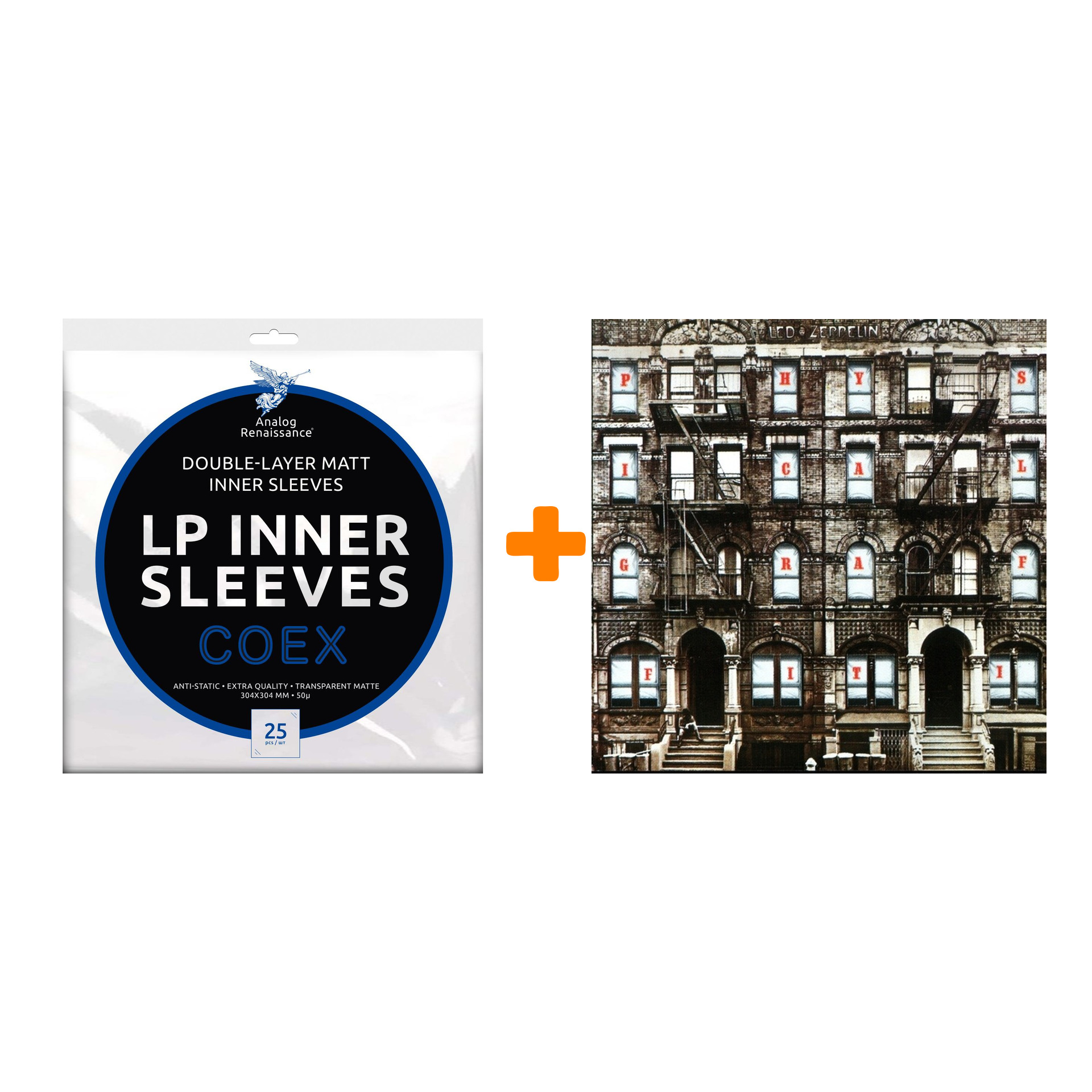 LED ZEPPELIN Physical Graffiti Original Recording Remastered 2LP + Конверты внутренние COEX для грампластинок 12" 25шт Набор
LED ZEPPELIN Physical Graffiti Original Recording Remastered 2LP + Конверты внутренние COEX для грампластинок 12" 25шт Набор