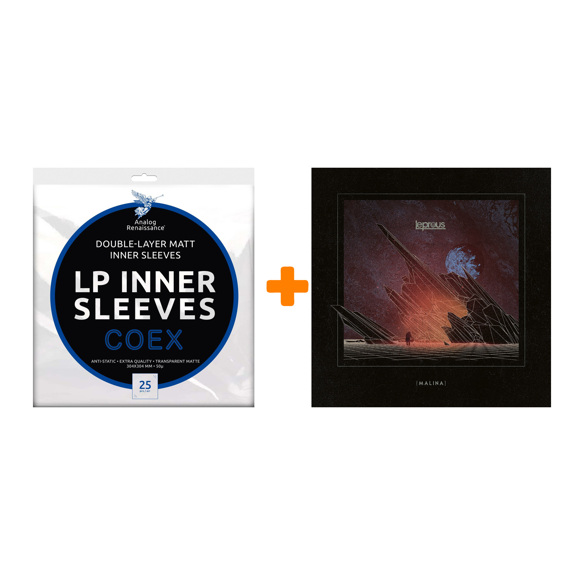 LEPROUS Malina 2LP+CD + Конверты внутренние COEX для грампластинок 12" 25шт Набор
LEPROUS Malina 2LP+CD + Конверты внутренние COEX для грампластинок 12" 25шт Набор