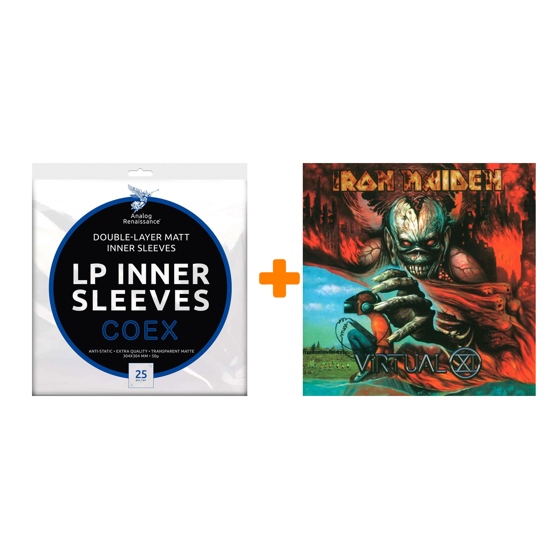 IRON MAIDEN Virtual XI 2LP + Конверты внутренние COEX для грампластинок 12" 25шт Набор
IRON MAIDEN Virtual XI 2LP + Конверты внутренние COEX для грампластинок 12" 25шт Набор