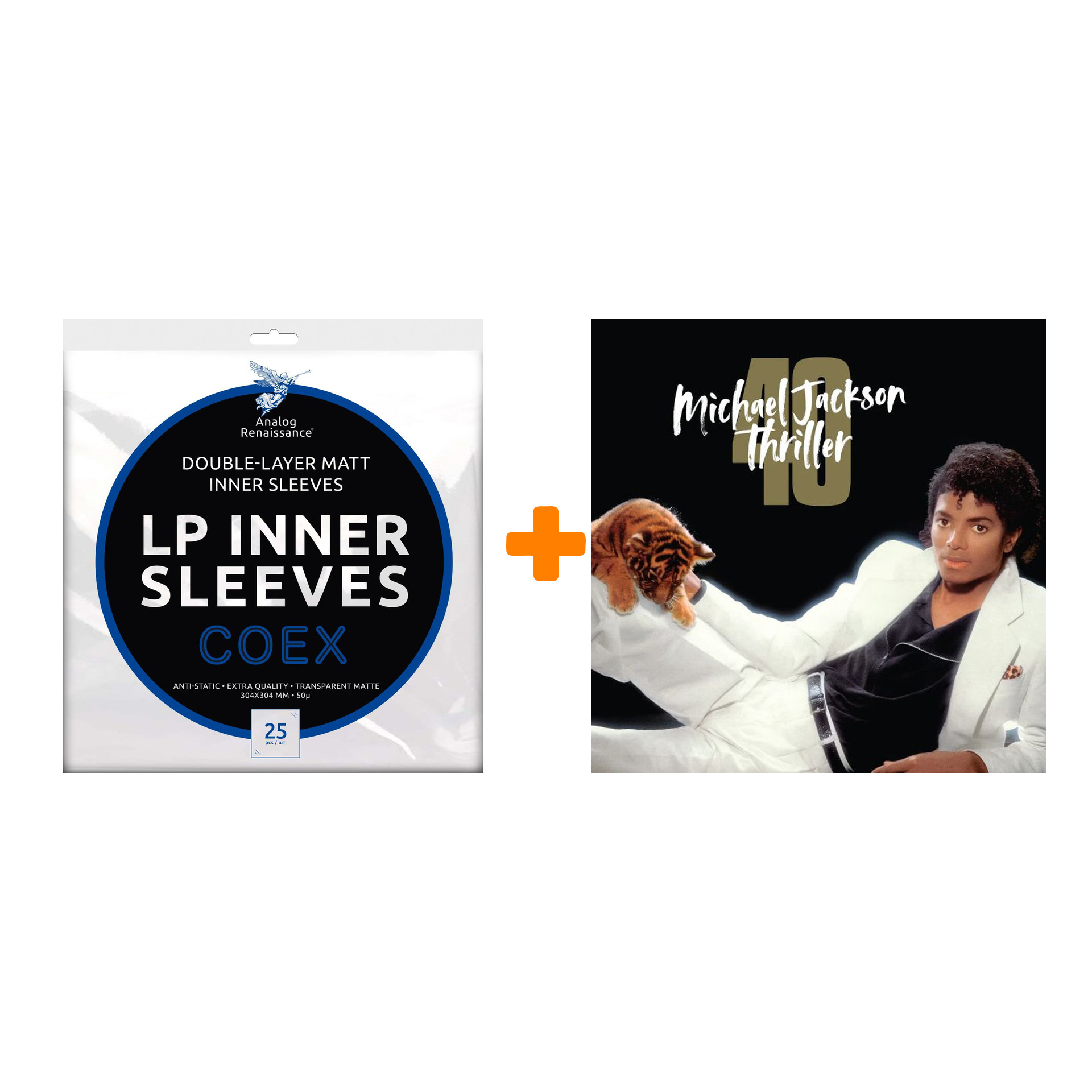 JACKSON MICHAEL Thriller 40th Anniversary Edition LP + Конверты внутренние COEX для грампластинок 12" 25шт Набор
JACKSON MICHAEL Thriller 40th Anniversary Edition LP + Конверты внутренние COEX для грампластинок 12" 25шт Набор