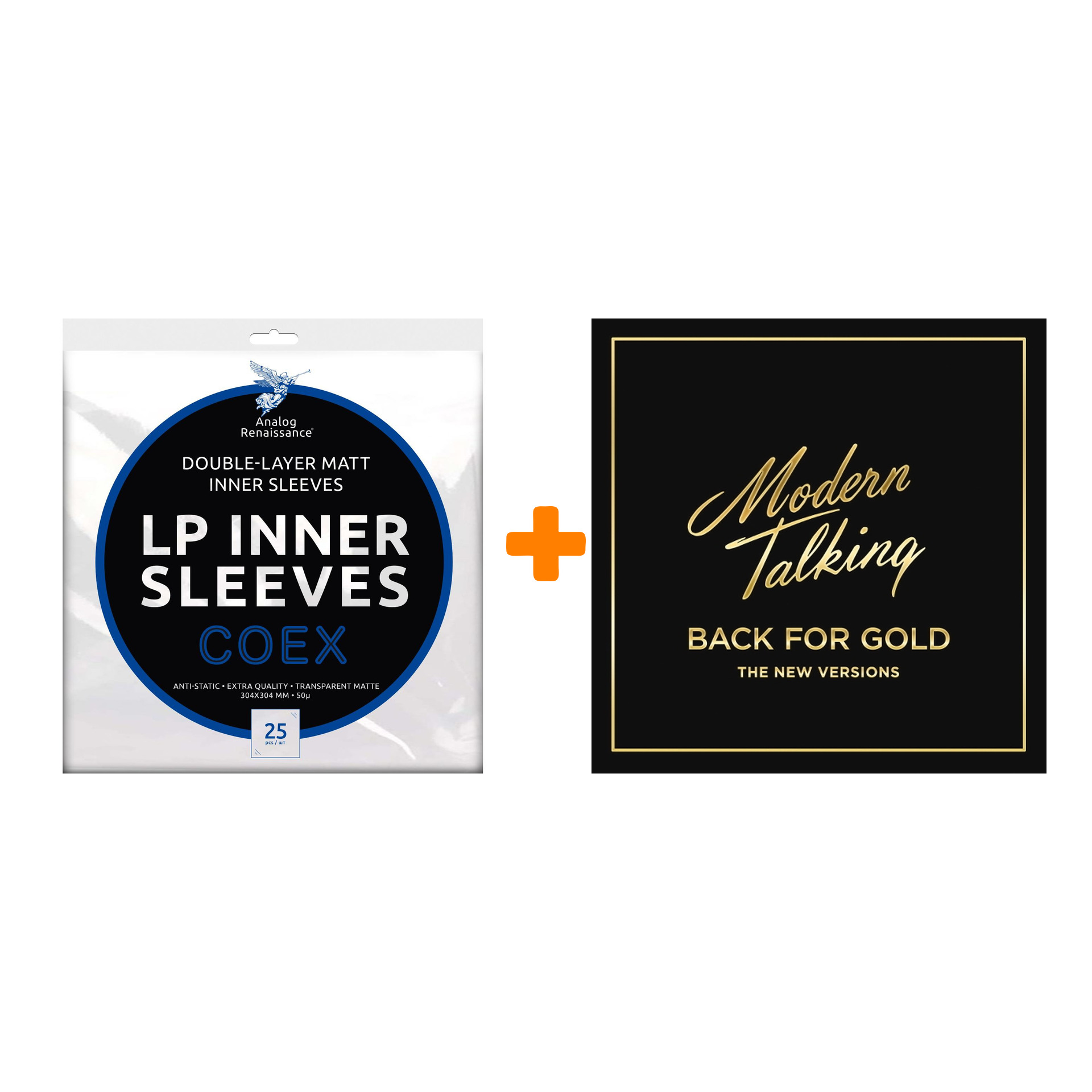 MODERN TALKING Back For Gold The New Versions LP + Конверты внутренние COEX для грампластинок 12" 25шт Набор
MODERN TALKING Back For Gold The New Versions LP + Конверты внутренние COEX для грампластинок 12" 25шт Набор