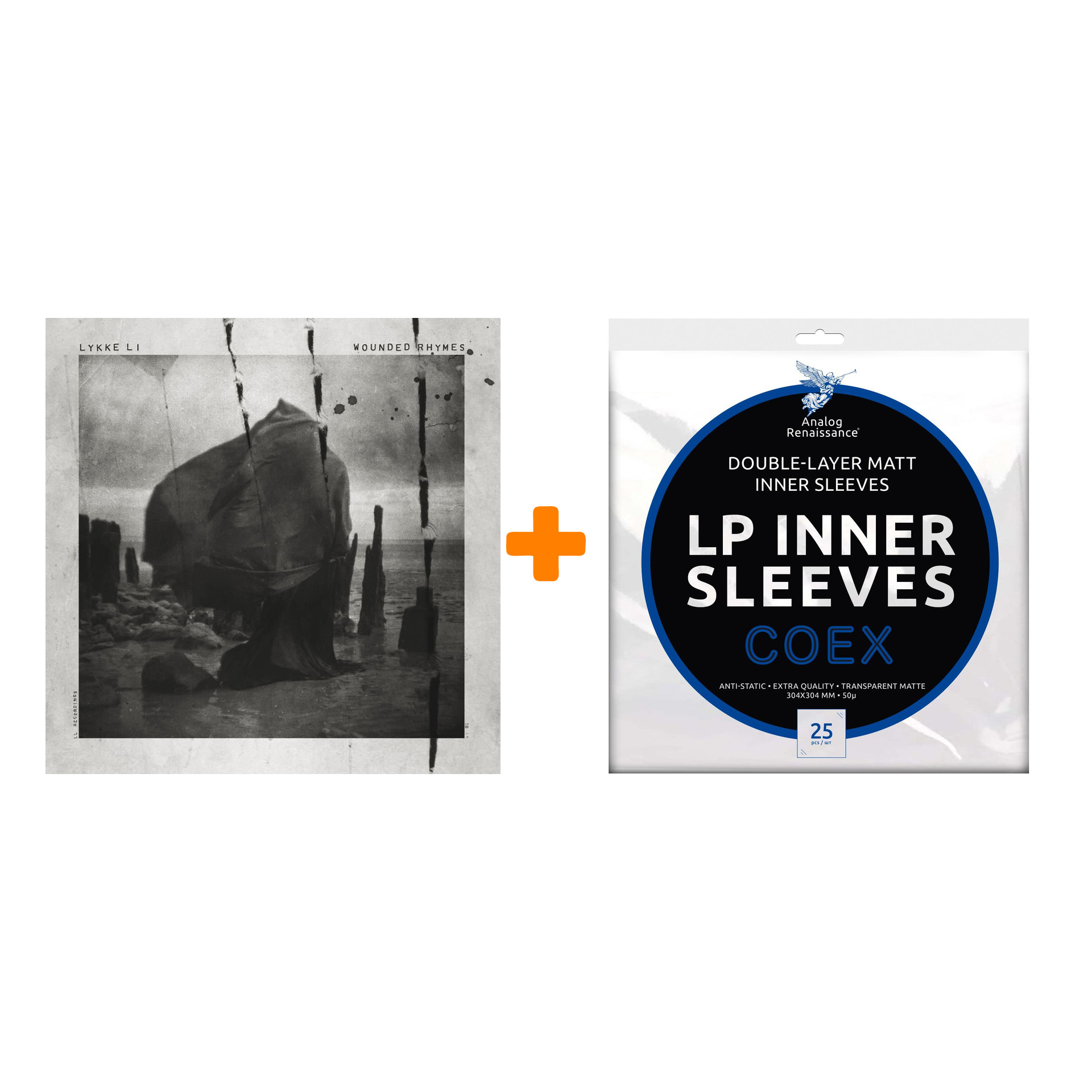 LYKKE LI Wounded Rhymes 10th Anniversary 2LP + Конверты внутренние COEX для грампластинок 12" 25шт Набор
LYKKE LI Wounded Rhymes 10th Anniversary 2LP + Конверты внутренние COEX для грампластинок 12" 25шт Набор