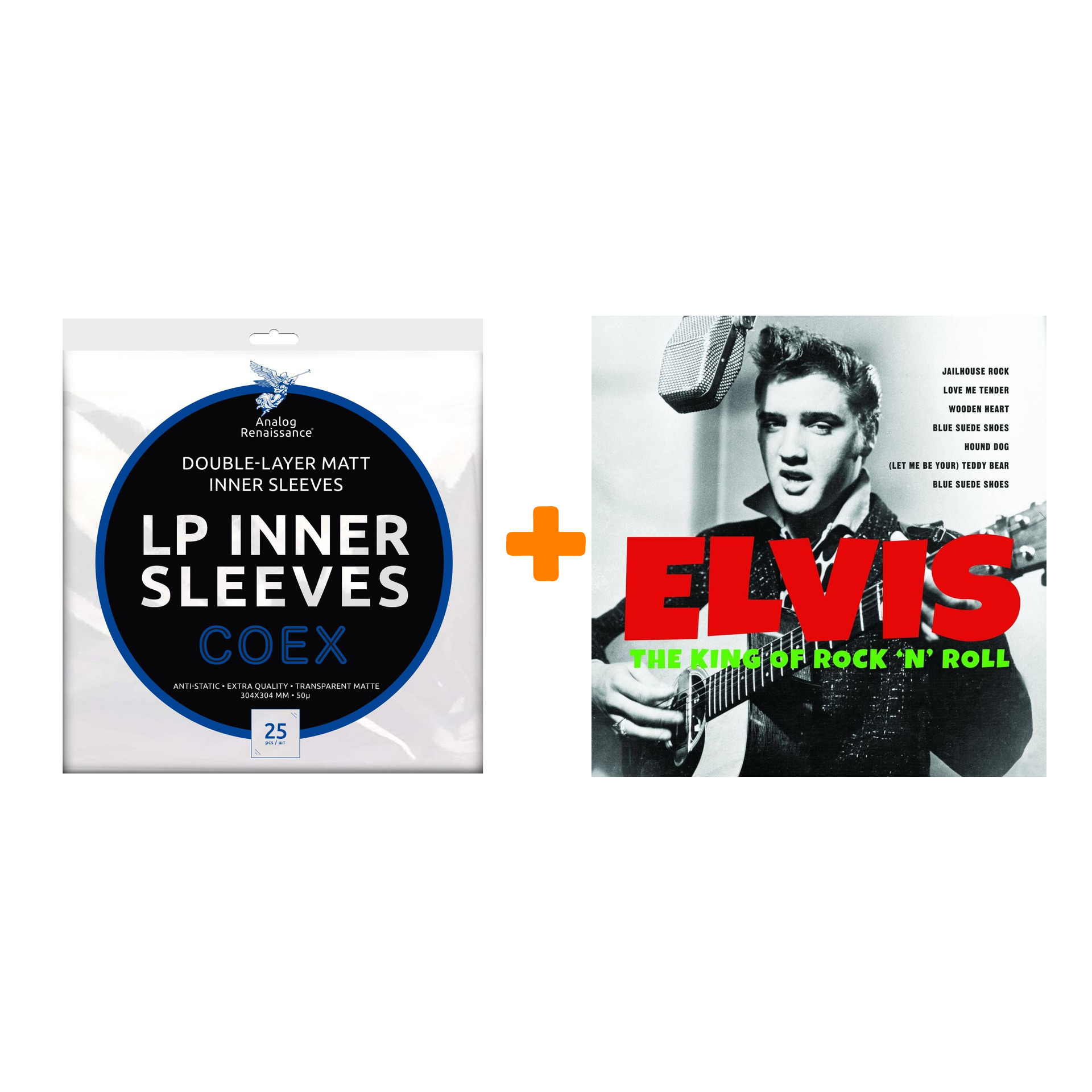 PRESLEY ELVIS The King Of Rock `N` Roll 2LP + Конверты внутренние COEX для грампластинок 12" 25шт Набор
PRESLEY ELVIS The King Of Rock `N` Roll 2LP + Конверты внутренние COEX для грампластинок 12" 25шт Набор
