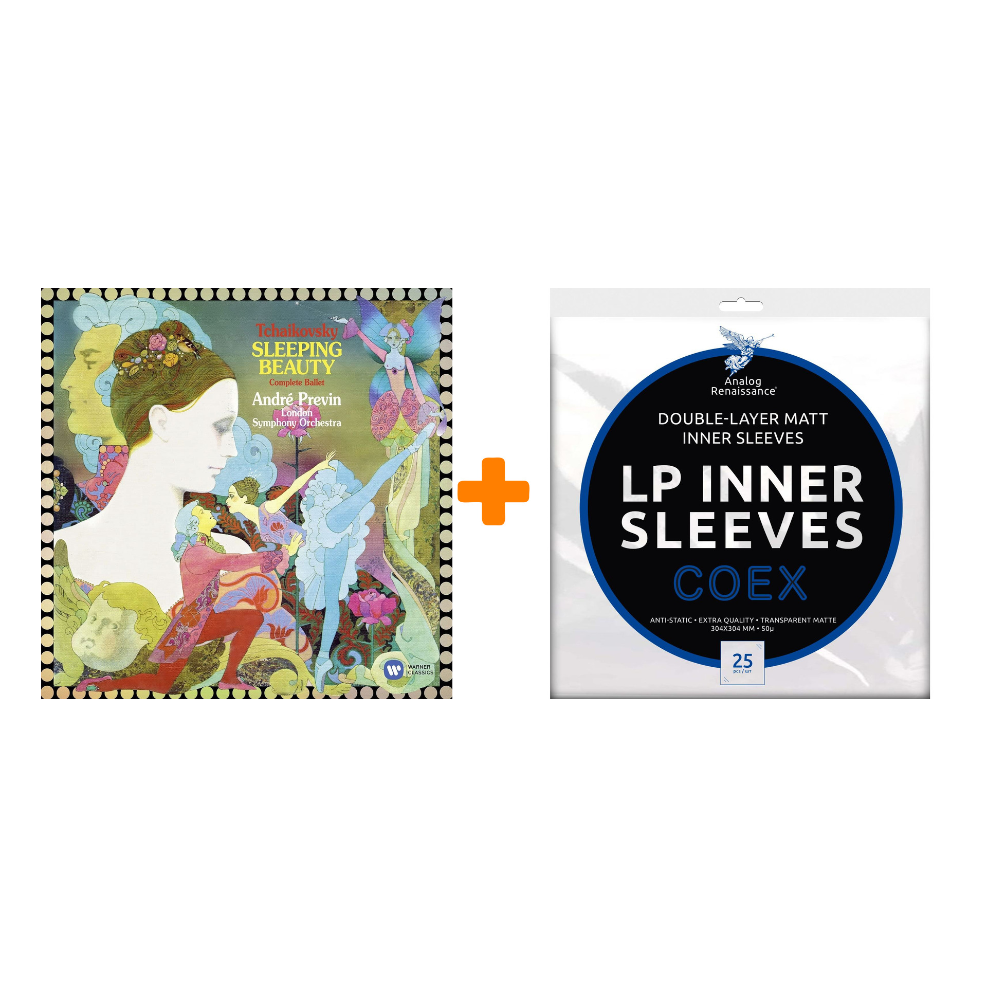 PREVIN ANDRE & LONDON SYMPHONY ORCHESTRA Tchaikovsky P.I. The Sleeping Beauty 3LP + Конверты внутренние COEX для грампластинок 12" 25шт Набор
PREVIN ANDRE & LONDON SYMPHONY ORCHESTRA Tchaikovsky P.I. The Sleeping Beauty 3LP + Конверты внутренние COEX для грампластинок 12" 25шт Набор