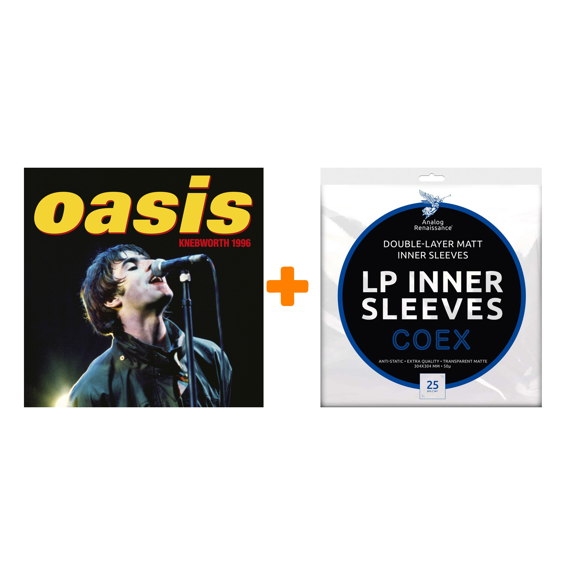OASIS Live At Knebworth 3LP + Конверты внутренние COEX для грампластинок 12" 25шт Набор
OASIS Live At Knebworth 3LP + Конверты внутренние COEX для грампластинок 12" 25шт Набор