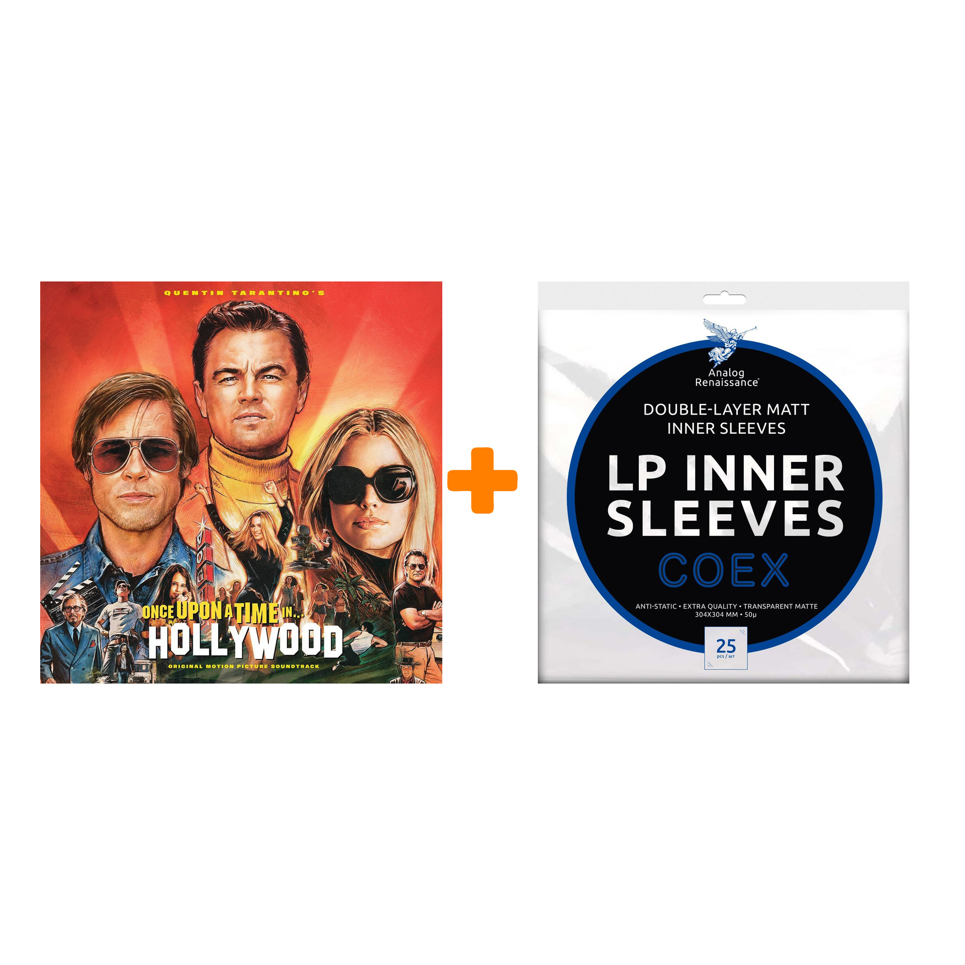 OST Once Upon A Time In Hollywood 2LP + Конверты внутренние COEX для грампластинок 12" 25шт Набор
OST Once Upon A Time In Hollywood 2LP + Конверты внутренние COEX для грампластинок 12" 25шт Набор