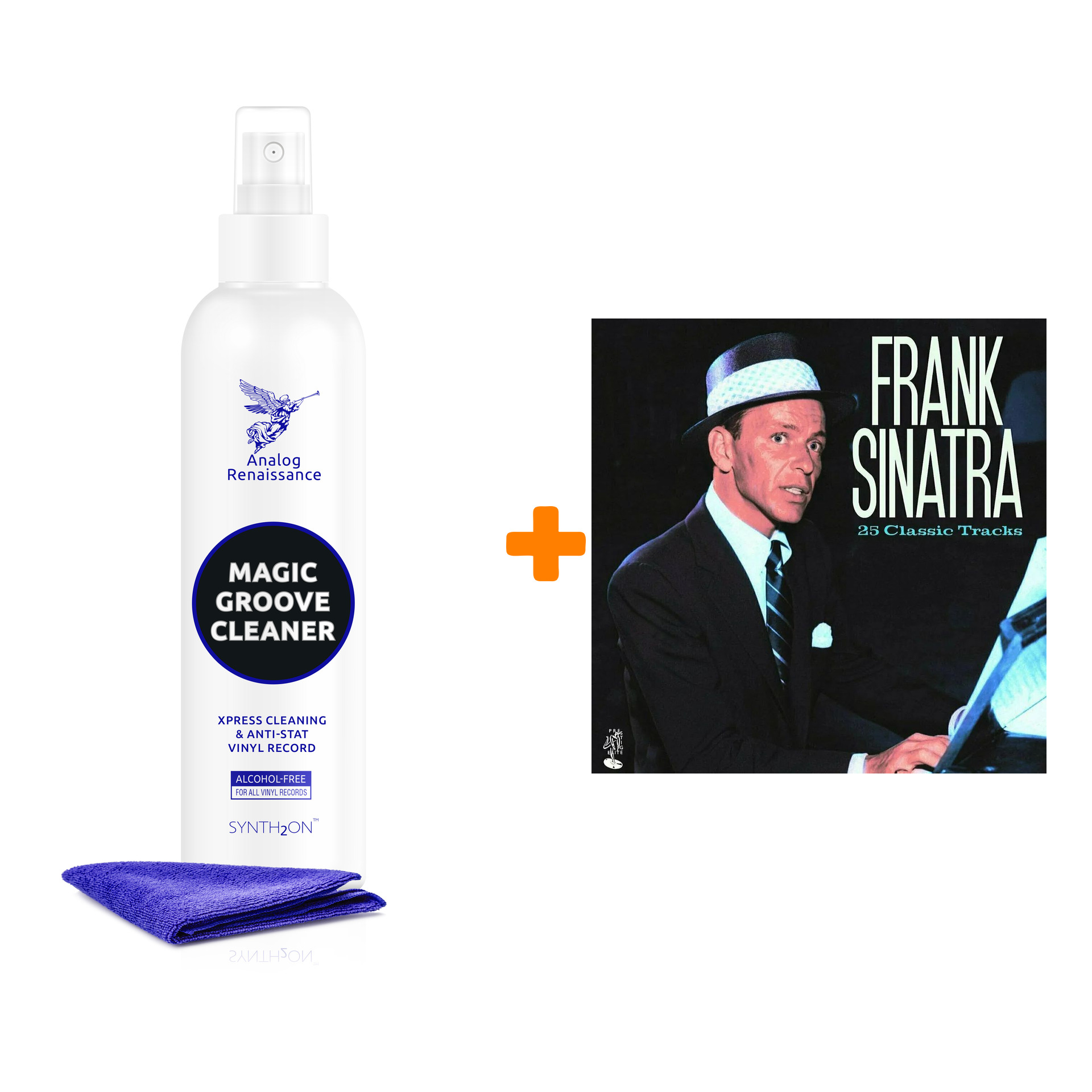 SINATRA FRANK 25 Classic Tracks 2LP + Спрей для очистки LP с микрофиброй 250мл Набор
SINATRA FRANK 25 Classic Tracks 2LP + Спрей для очистки LP с микрофиброй 250мл Набор
