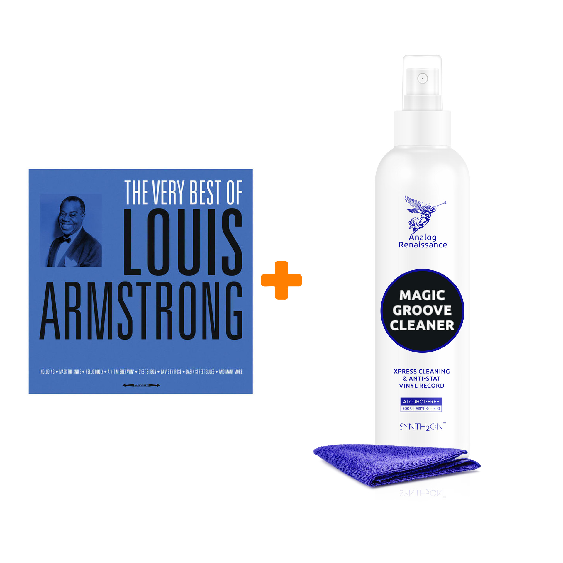 ARMSTRONG LOUIS The Very Best Of LP + Спрей для очистки LP с микрофиброй 250мл Набор
ARMSTRONG LOUIS The Very Best Of LP + Спрей для очистки LP с микрофиброй 250мл Набор