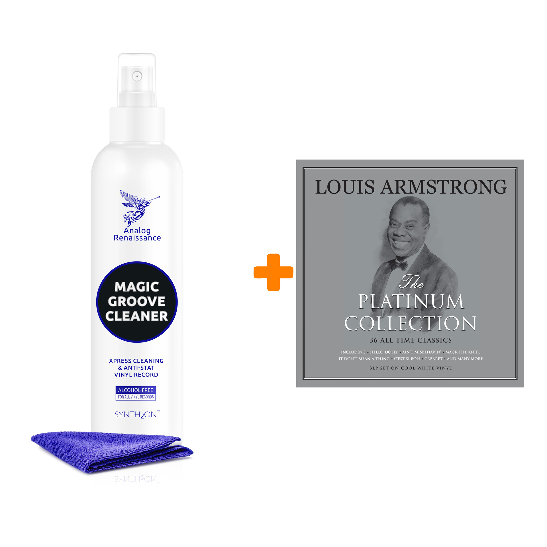 ARMSTRONG LOUIS The Platinum Collection 3LP + Спрей для очистки LP с микрофиброй 250мл Набор
ARMSTRONG LOUIS The Platinum Collection 3LP + Спрей для очистки LP с микрофиброй 250мл Набор