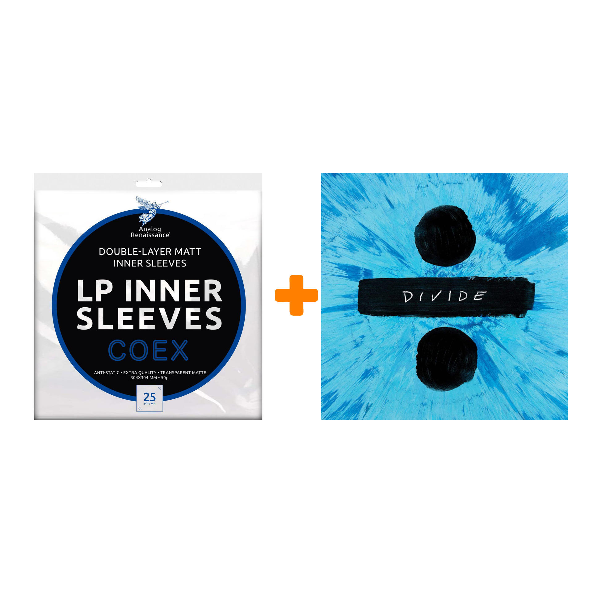 SHEERAN ED Divide 2LP + Конверты внутренние COEX для грампластинок 12" 25шт Набор
SHEERAN ED Divide 2LP + Конверты внутренние COEX для грампластинок 12" 25шт Набор