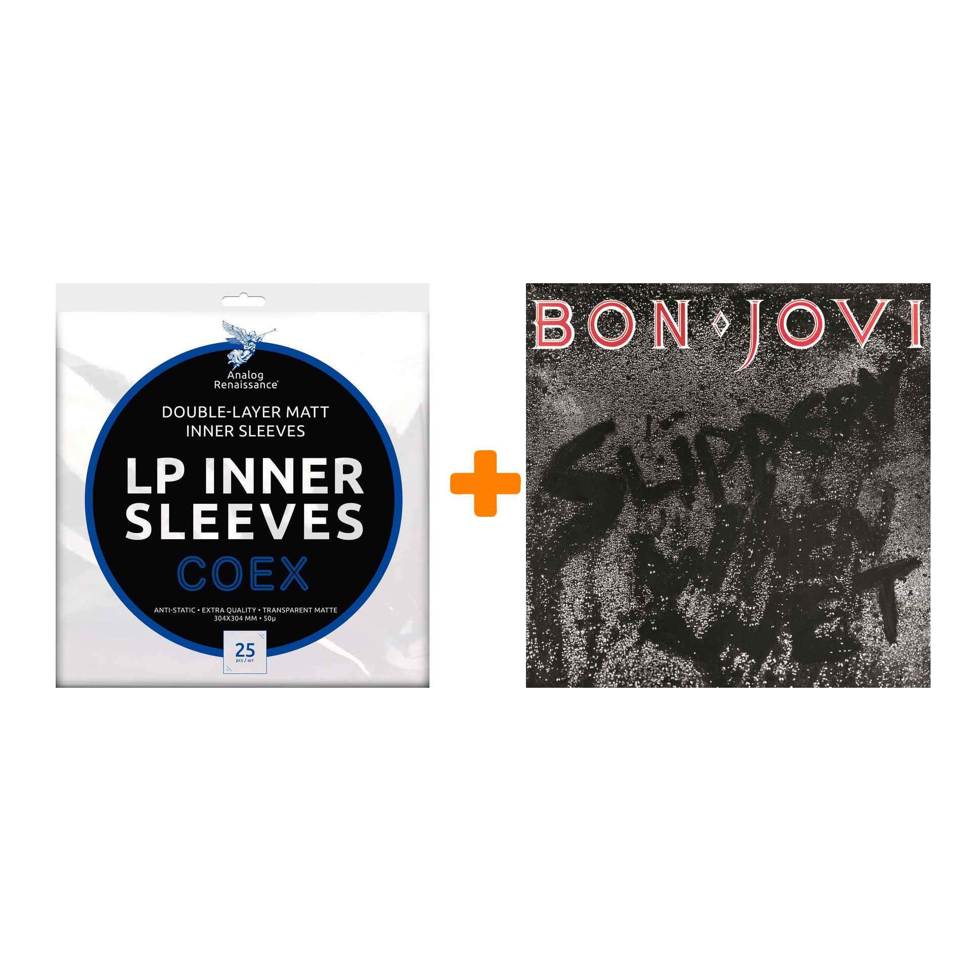 BON JOVI Slippery When Wet LP + Конверты внутренние COEX для грампластинок 12" 25шт Набор
BON JOVI Slippery When Wet LP + Конверты внутренние COEX для грампластинок 12" 25шт Набор