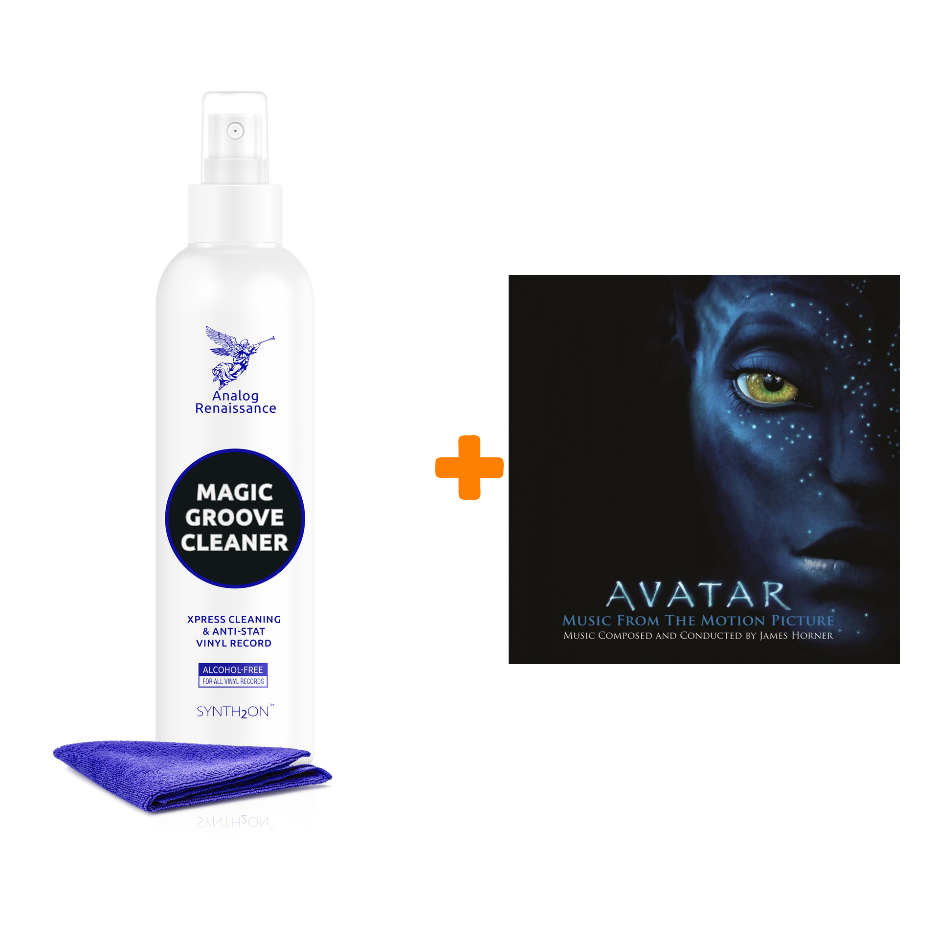 OST Avatar James Horner Limited Edition Blue Marbled Vinyl 2LP + Спрей для очистки LP с микрофиброй 250мл Набор
OST Avatar James Horner Limited Edition Blue Marbled Vinyl 2LP + Спрей для очистки LP с микрофиброй 250мл Набор