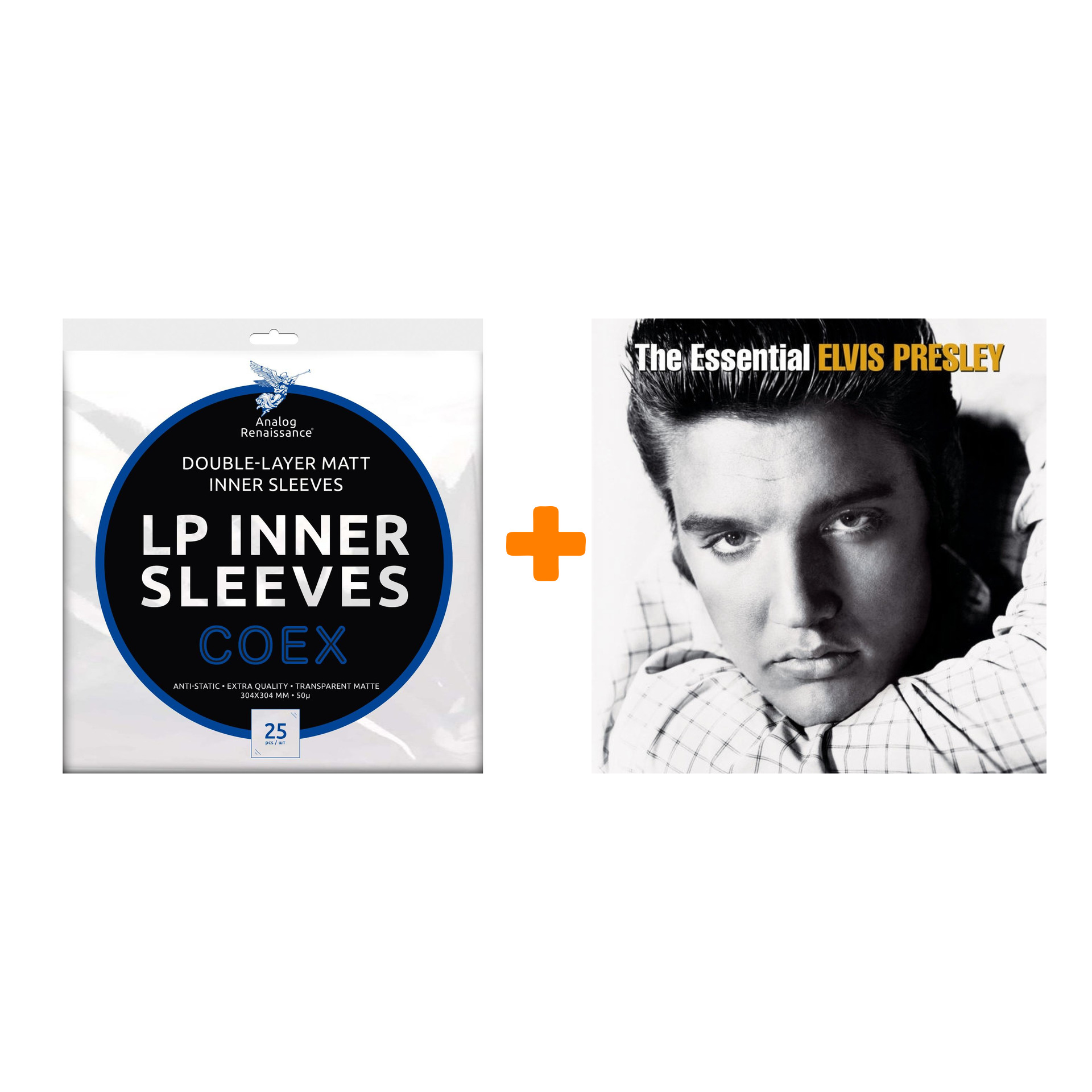 PRESLEY ELVIS The Essential 2LP + Конверты внутренние COEX для грампластинок 12" 25шт Набор
PRESLEY ELVIS The Essential 2LP + Конверты внутренние COEX для грампластинок 12" 25шт Набор