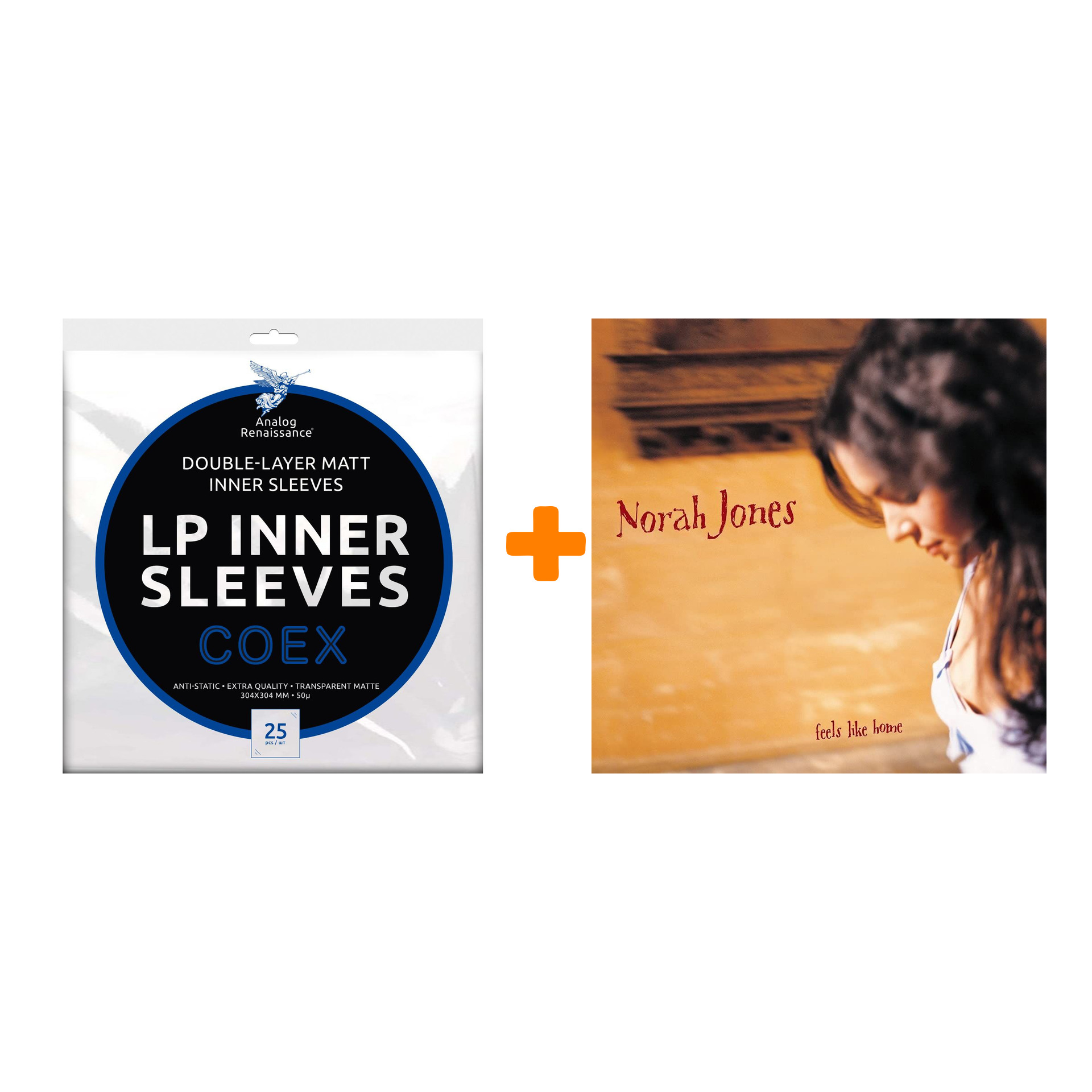 JONES NORAH Feels Like Home LP + Конверты внутренние COEX для грампластинок 12" 25шт Набор
JONES NORAH Feels Like Home LP + Конверты внутренние COEX для грампластинок 12" 25шт Набор