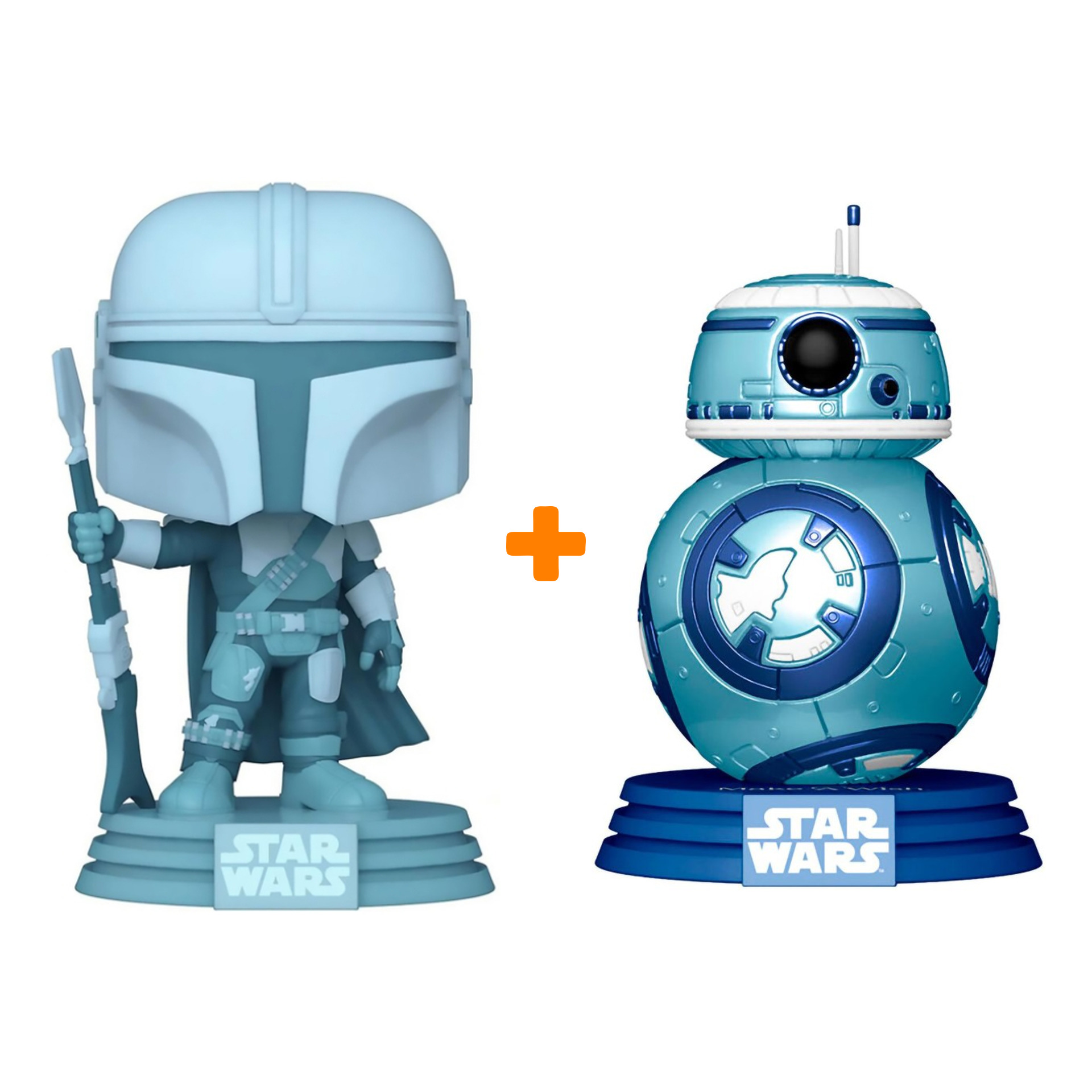 Набор фигурка Star Wars The Mandalorian Glows In The Dark + фигурка Star Wars Make-A-Wish BB-8 Metallic
Набор фигурка Star Wars The Mandalorian Glows In The Dark + фигурка Star Wars Make-A-Wish BB-8 Metallic