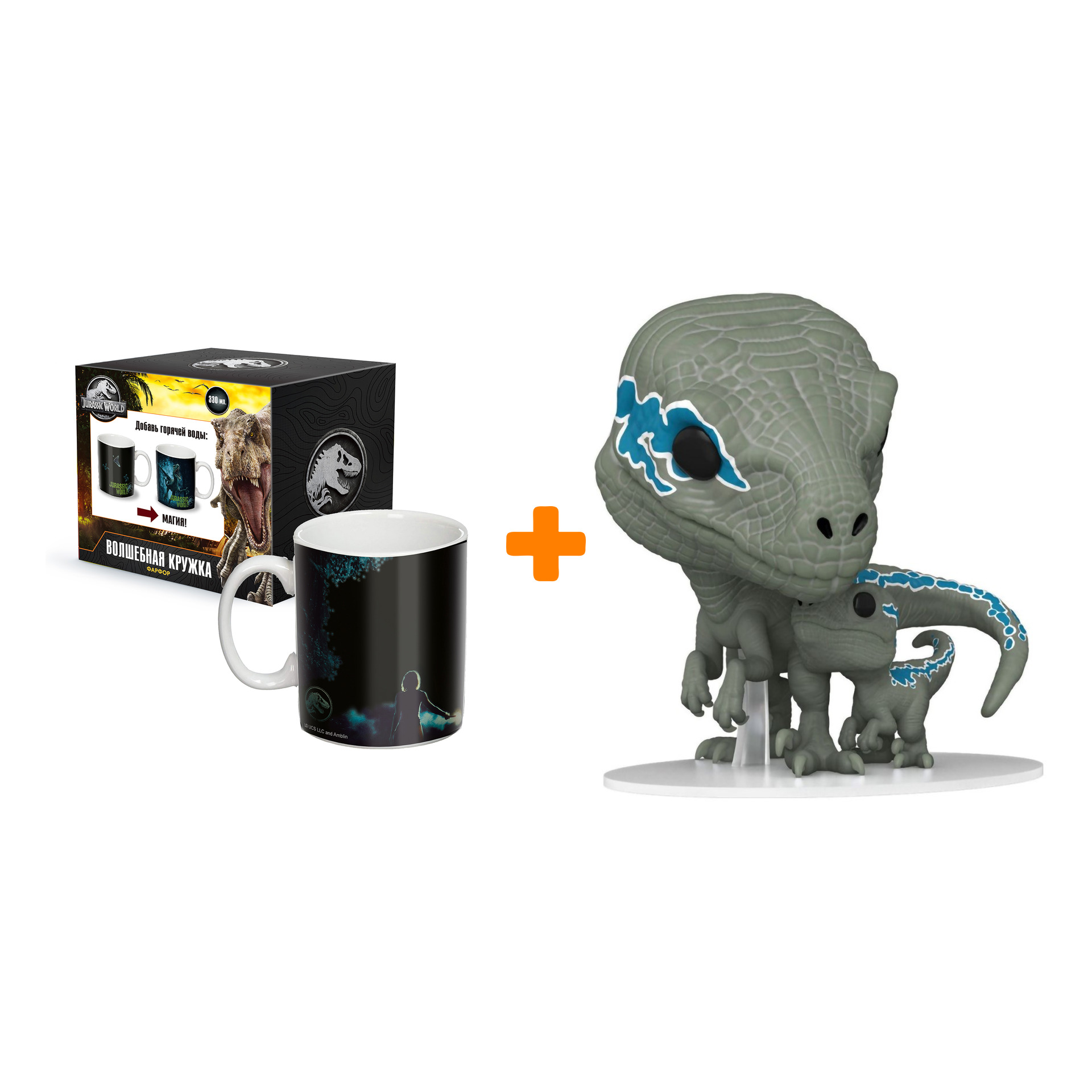 Набор Мир Юрского периода фигурка Velociraptors Blue & Beta + термо-кружка В темноте
Набор Мир Юрского периода фигурка Velociraptors Blue & Beta + термо-кружка В темноте