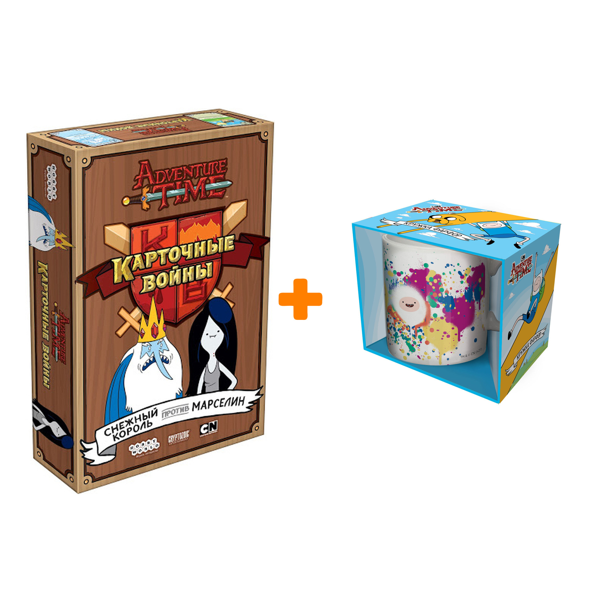 Набор Adventure Time кружка Дрим Тим + настольная игра Снежный король против Марселин
Набор Adventure Time кружка Дрим Тим + настольная игра Снежный король против Марселин