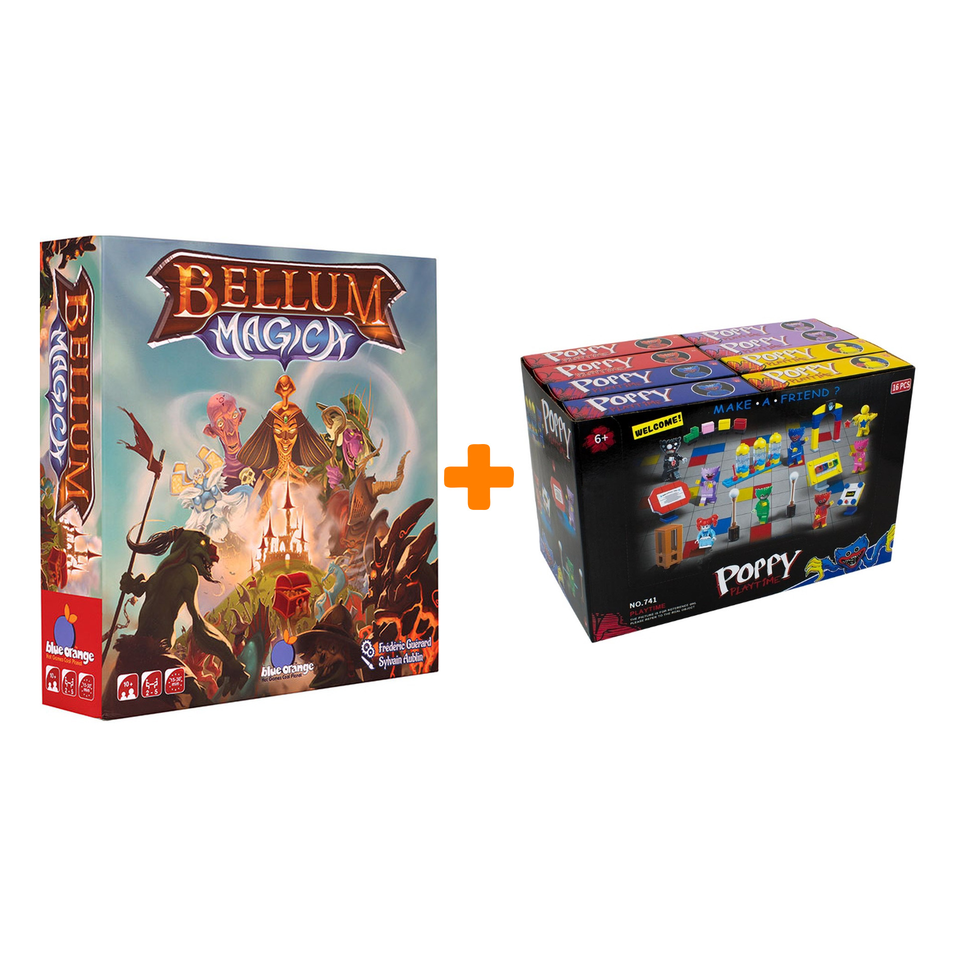 Настольная игра Bellum Magica Тёмные лорды + Конструктор Huggy Wuggy 33 детали Набор
Настольная игра Bellum Magica Тёмные лорды + Конструктор Huggy Wuggy 33 детали Набор