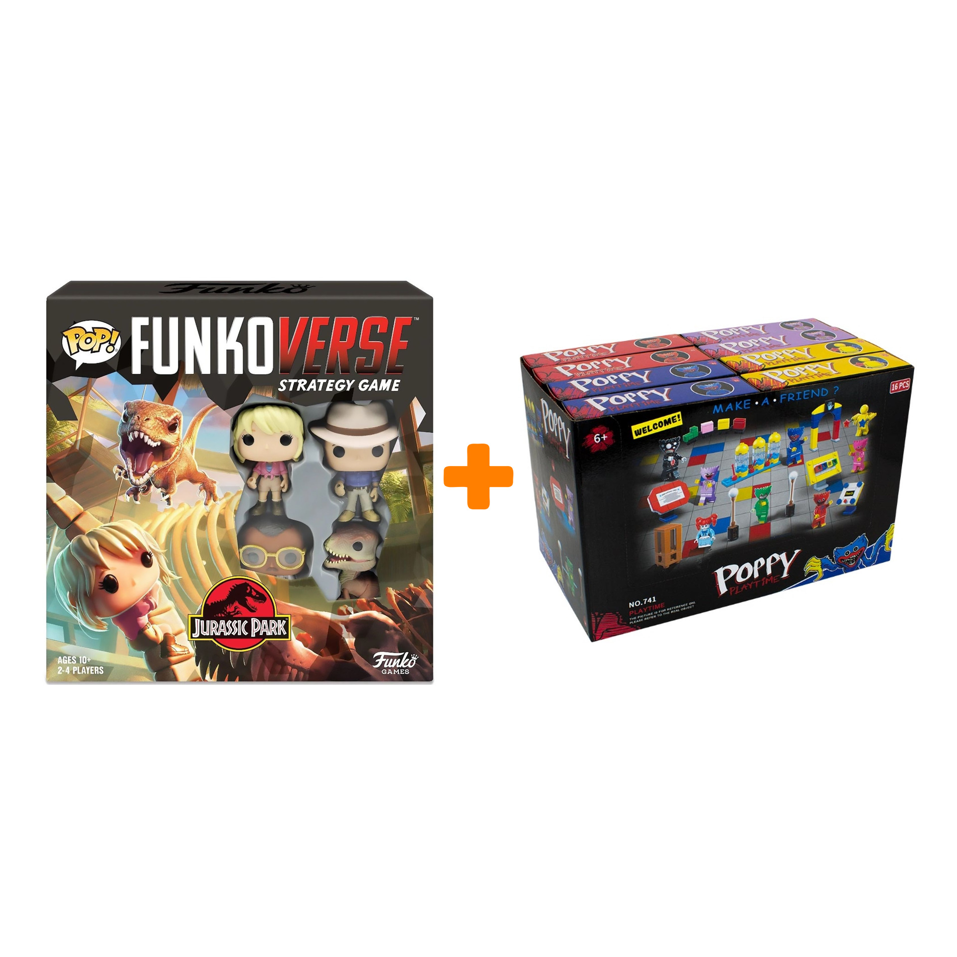 Настольная игра Jurassic Park 100 Base Pop! Funkoverse + Конструктор Huggy Wuggy 33 детали Набор
Настольная игра Jurassic Park 100 Base Pop! Funkoverse + Конструктор Huggy Wuggy 33 детали Набор