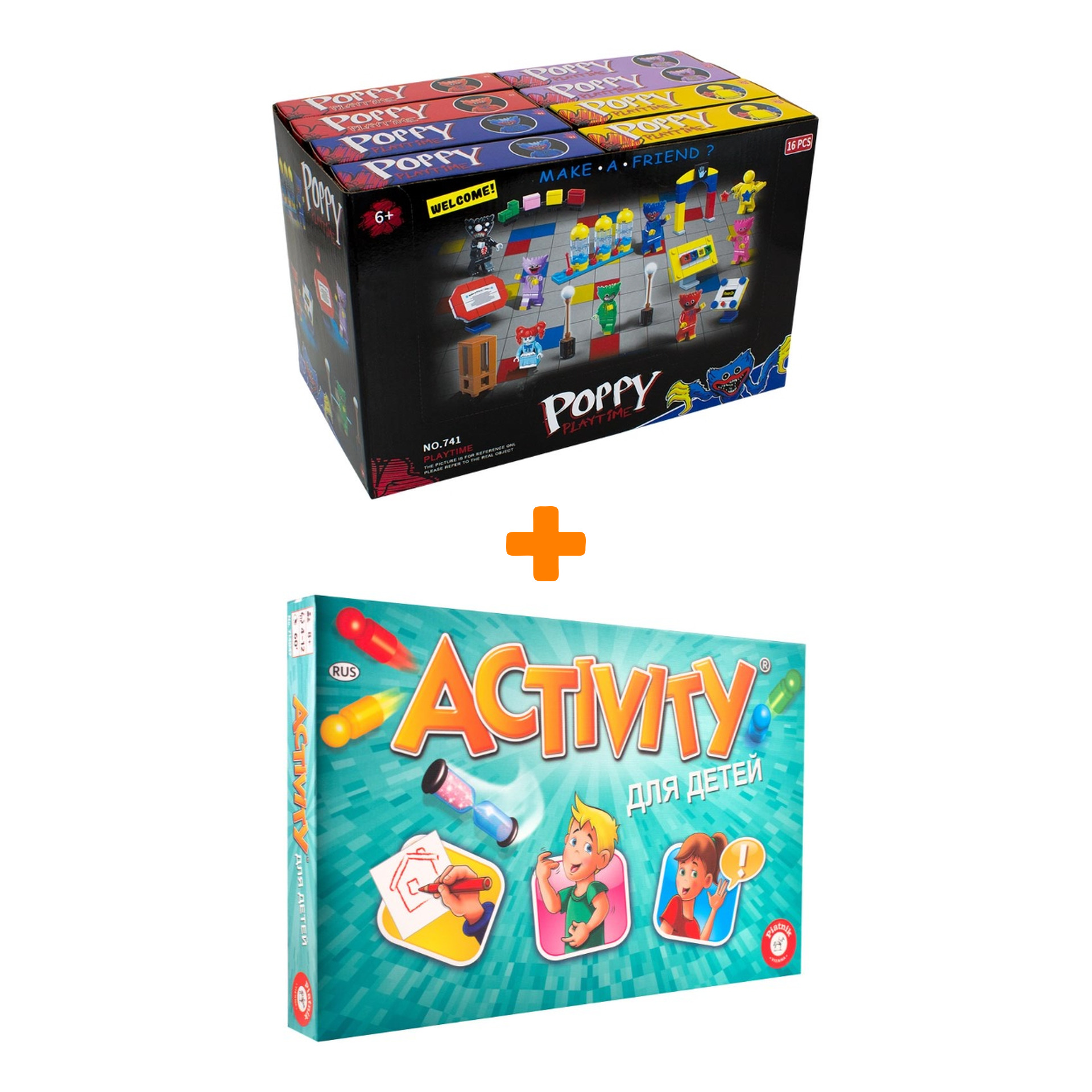 Настольная игра Activity для детей Новое издание + Конструктор Huggy Wuggy 33 детали Набор
Настольная игра Activity для детей Новое издание + Конструктор Huggy Wuggy 33 детали Набор