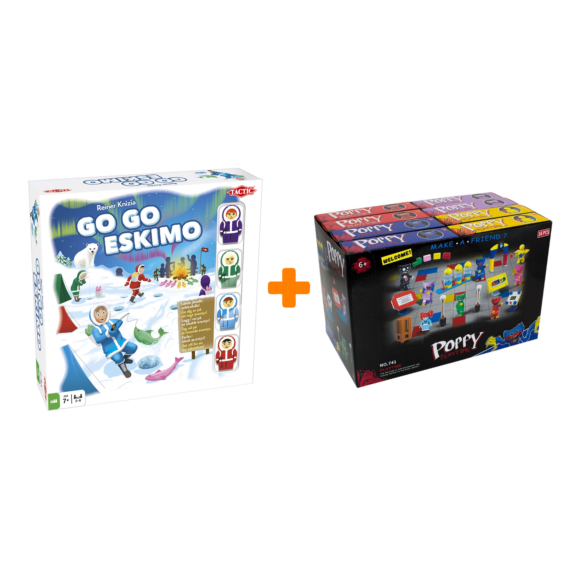 Настольная игра Go Go Eskimo Вперед Северный народ + Конструктор Huggy Wuggy 33 детали Набор
Настольная игра Go Go Eskimo Вперед Северный народ + Конструктор Huggy Wuggy 33 детали Набор