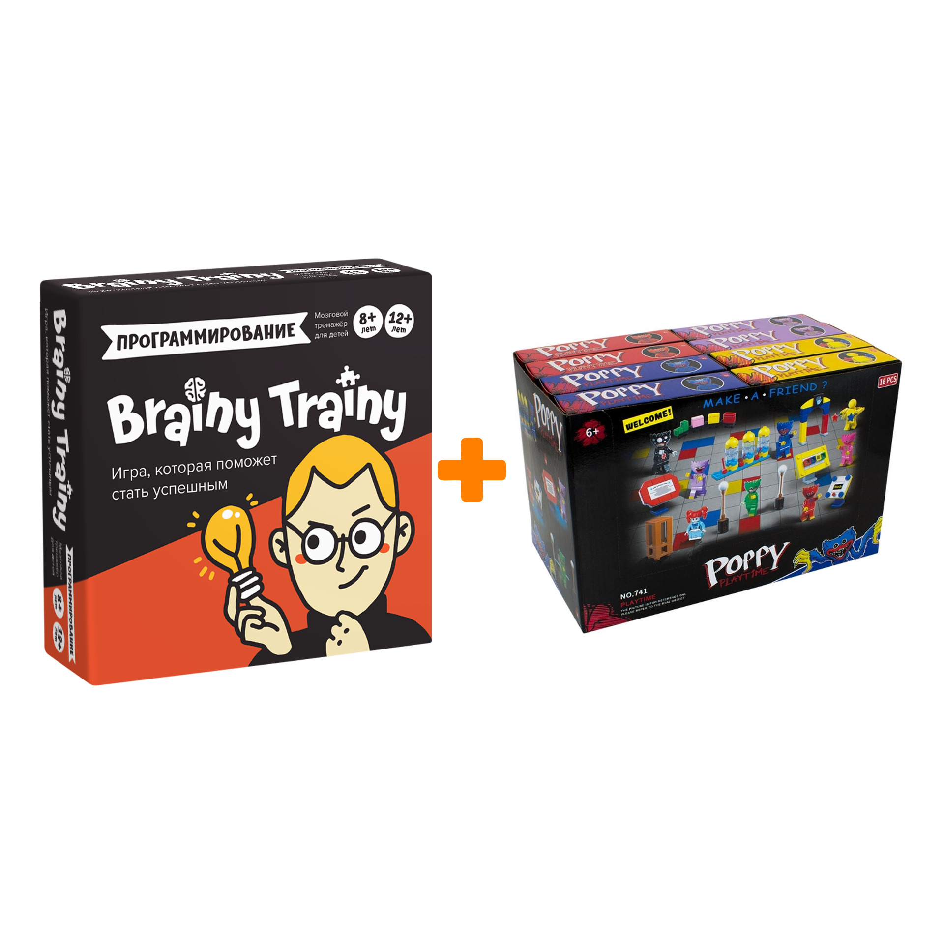 Настольная игра-головоломка Программирование + Конструктор Huggy Wuggy 33 детали Набор
Настольная игра-головоломка Программирование + Конструктор Huggy Wuggy 33 детали Набор
