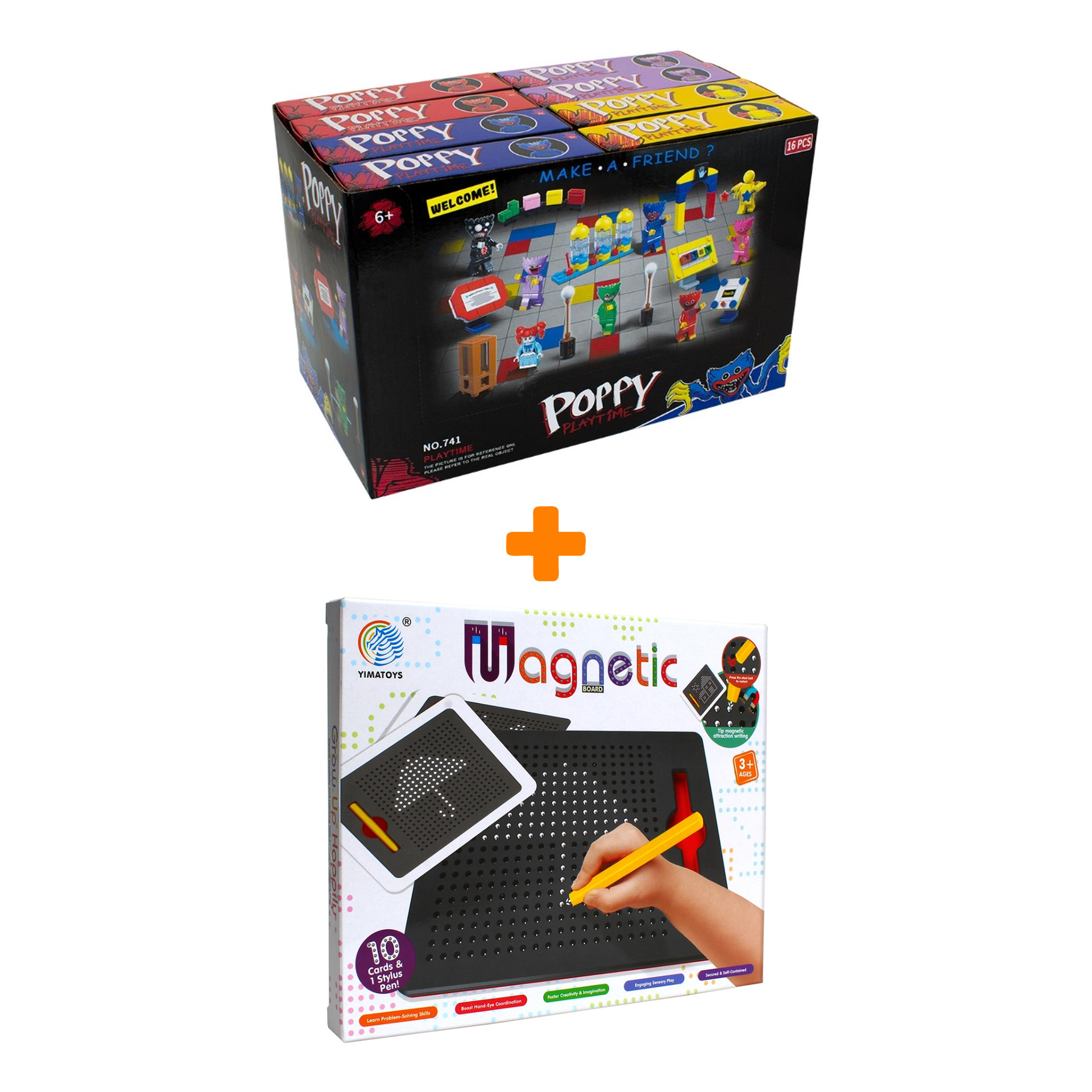 Настольная игра Магнитная доска + Конструктор Huggy Wuggy 33 детали в ассортименте Набор
Настольная игра Магнитная доска + Конструктор Huggy Wuggy 33 детали в ассортименте Набор