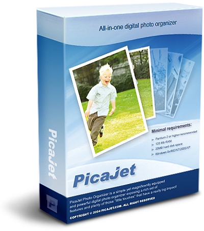 Цифровой фотоальбом PicaJet Цифровой фотоальбом PicaJetPicaJet FX – цифровой фотоальбом для систематизации и быстрой коррекции фото-коллекций. Программа может мгновенно корректировать десятки фотографий одновременно без риска испортить снимки, записывать их на компакт-диски, просматривать коллекции как слайд-шоу, оптимизировать файлы для отправки по e-mail<br>